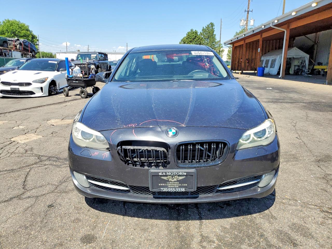 2013 Bmw 535 Xi Gray vin: WBAFU7C54DDU67934