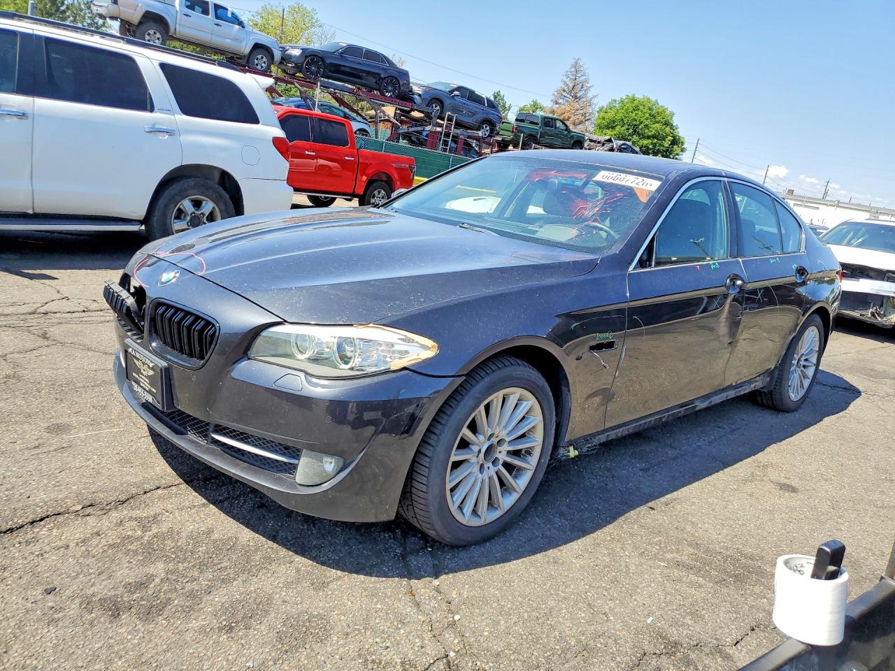 2013 Bmw 535 Xi Gray vin: WBAFU7C54DDU67934