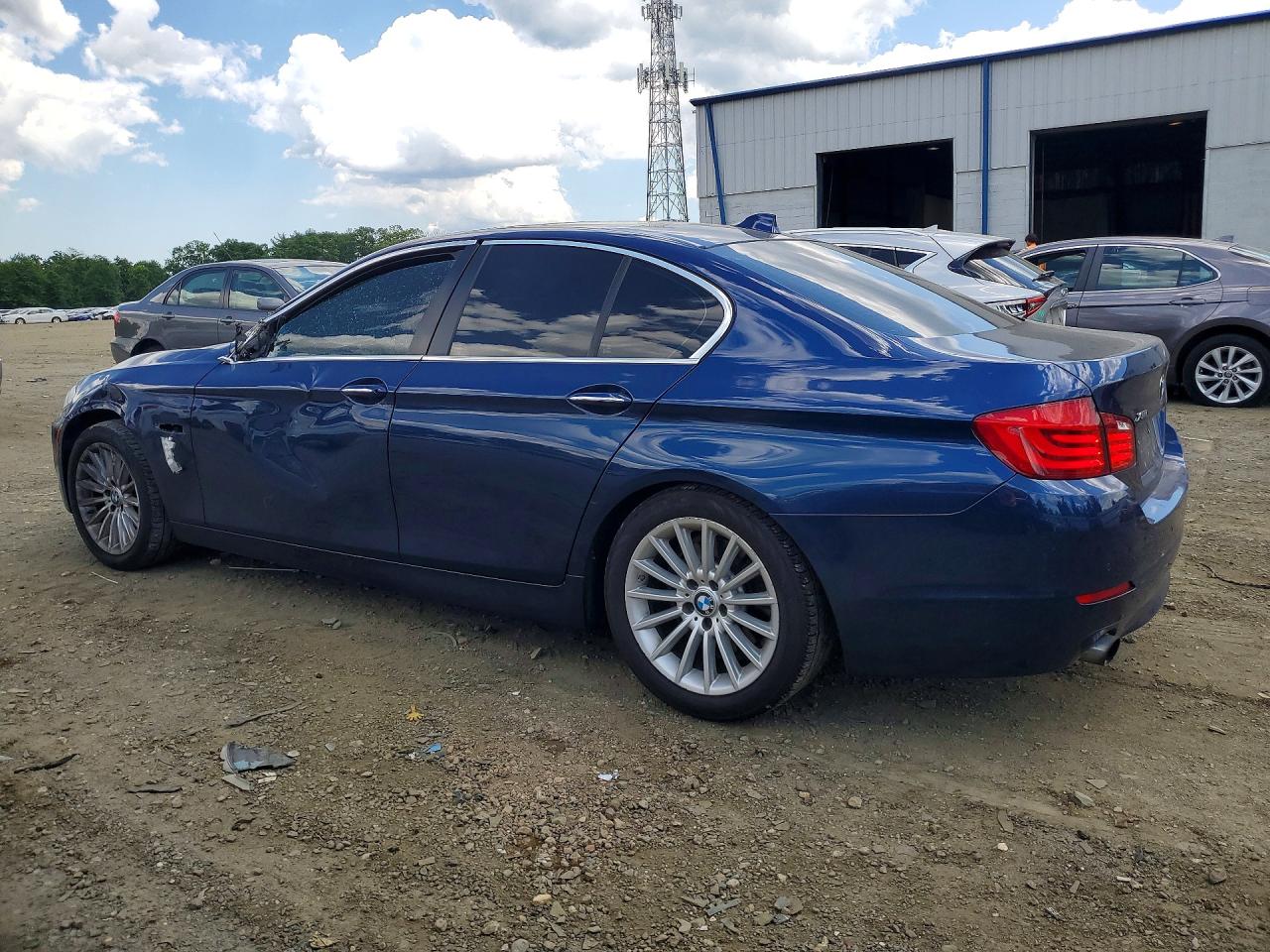 2013 Bmw 535 Xi Синий vin: WBAFU7C54DDU69019