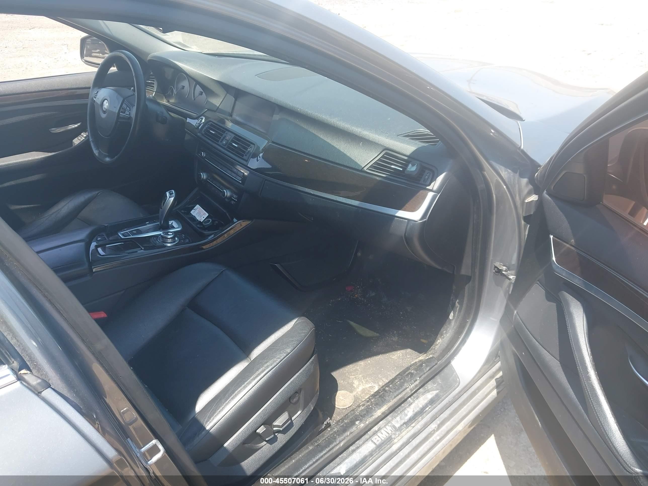 2013 Bmw 535i Xdrive Gray vin: WBAFU7C54DDU71899