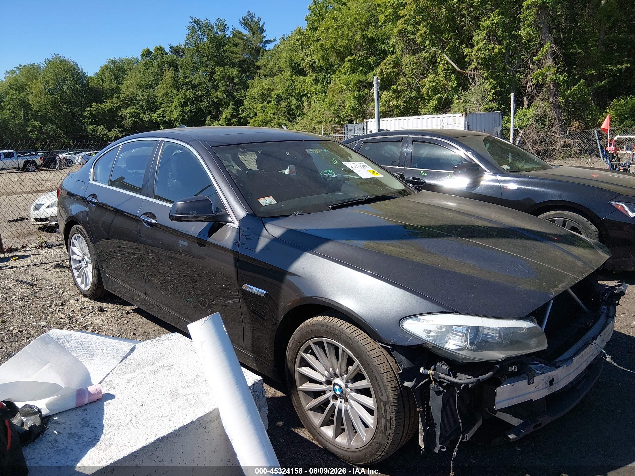 2013 Bmw 535i Xdrive Black vin: WBAFU7C54DDU74155