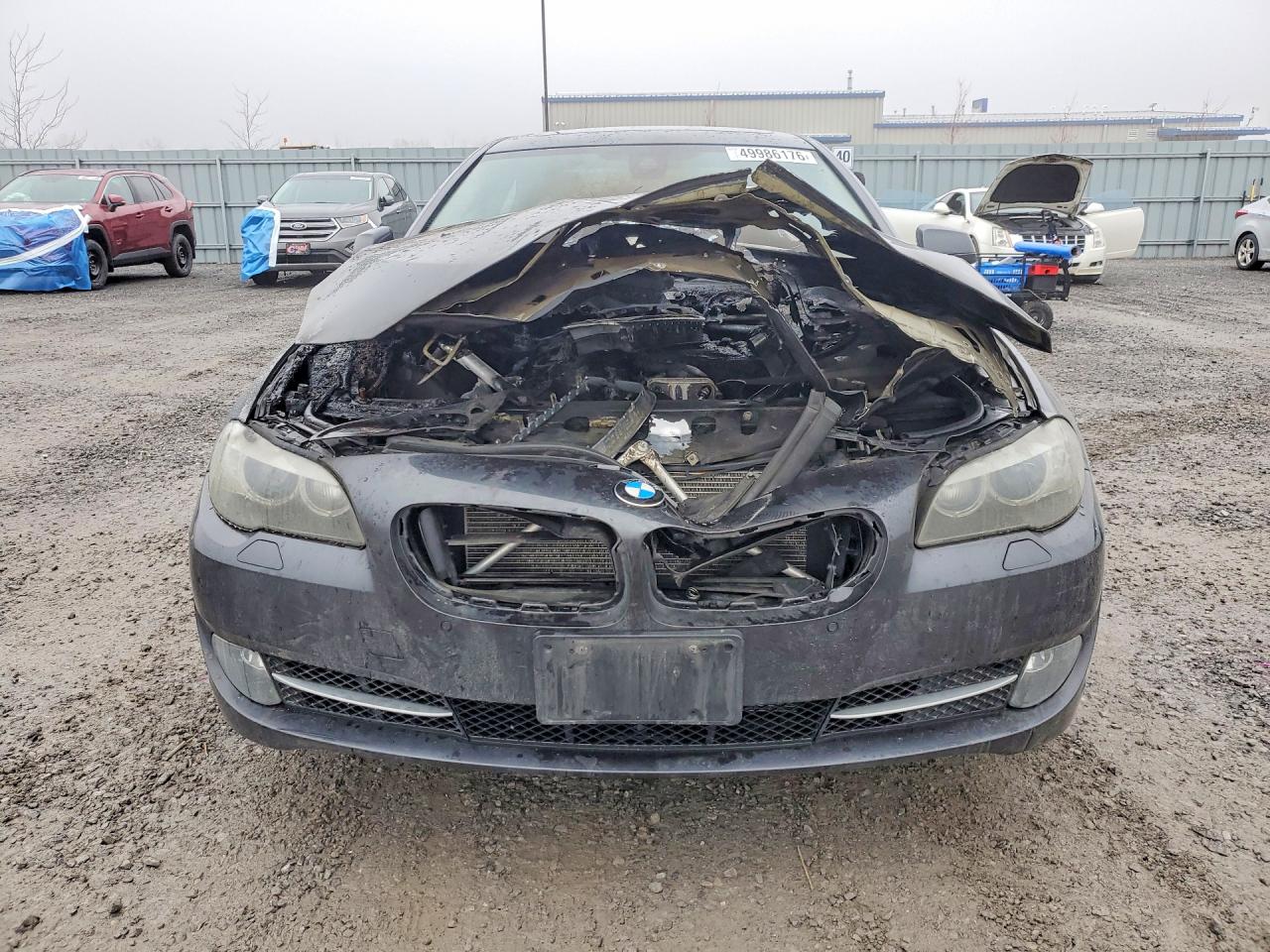 2013 Bmw 535 Xi Серый vin: WBAFU7C54DDU75239