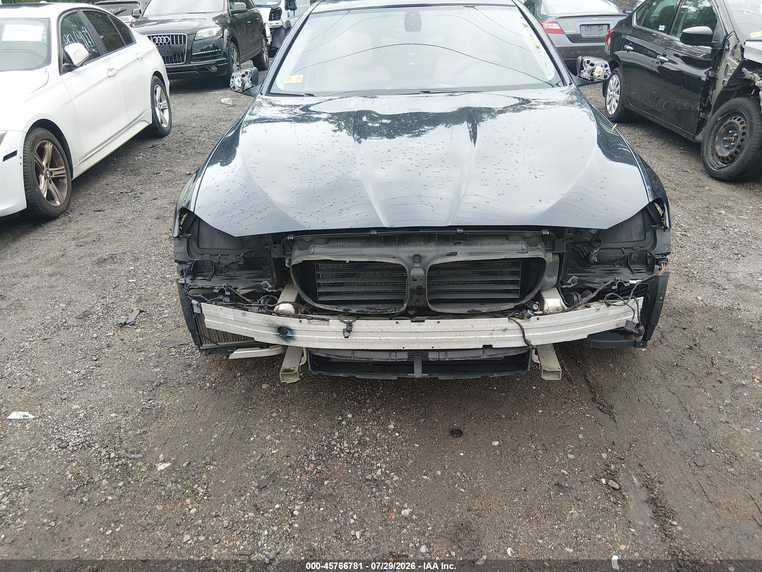 2011 Bmw 535i Xdrive Blue vin: WBAFU7C55BC777822