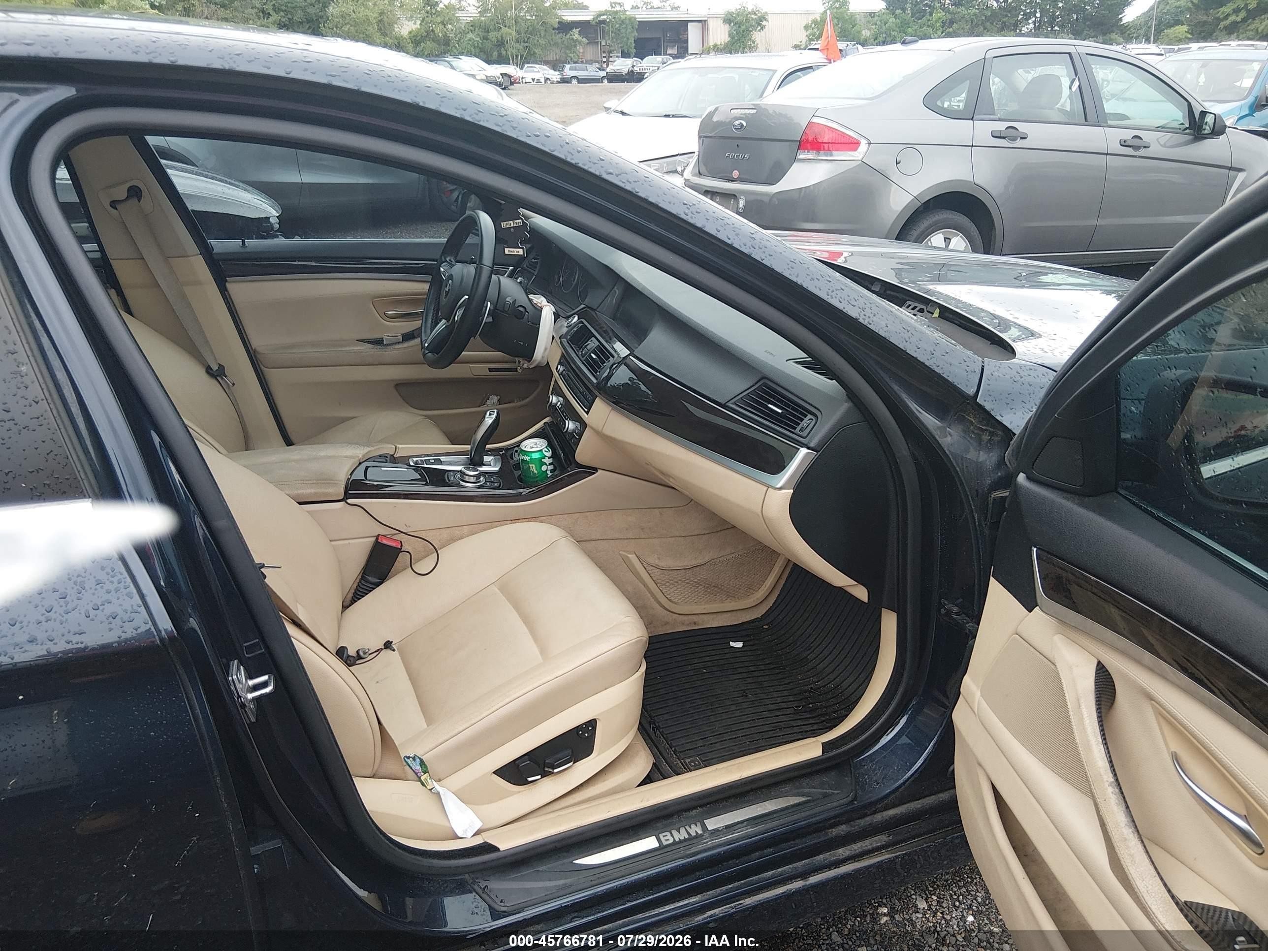 2011 Bmw 535i Xdrive Blue vin: WBAFU7C55BC777822