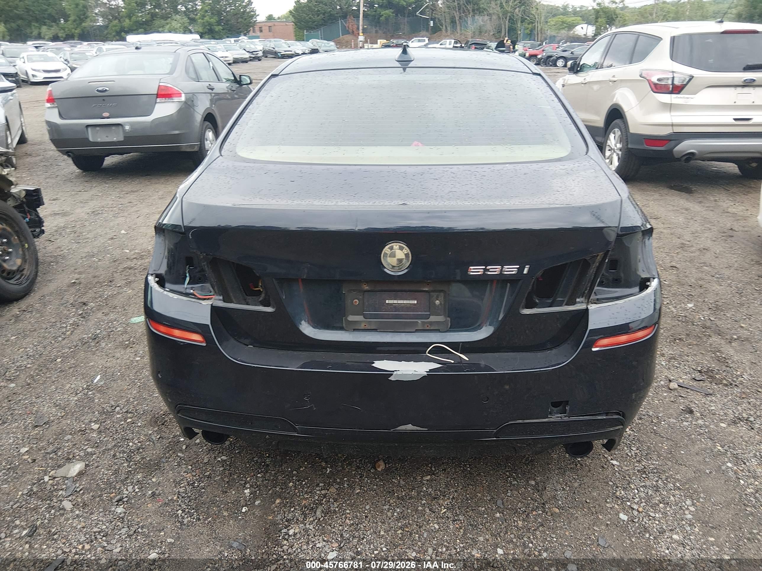 2011 Bmw 535i Xdrive Blue vin: WBAFU7C55BC777822