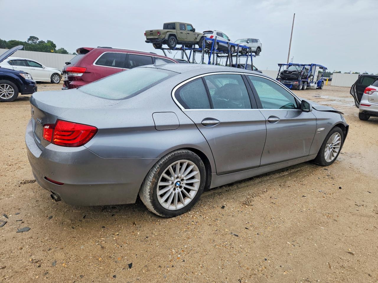 2011 Bmw 535 Xi Silver vin: WBAFU7C55BC871487