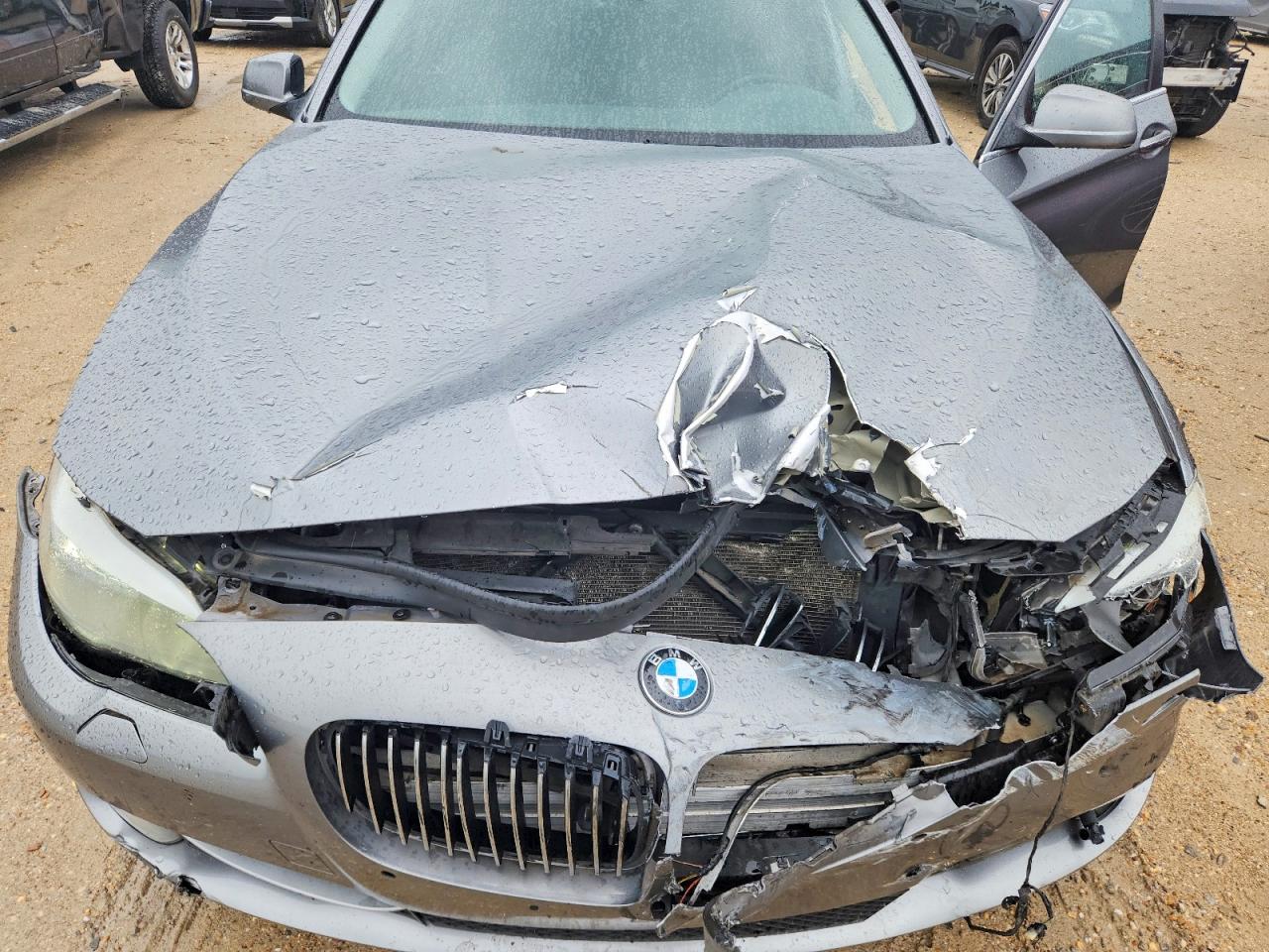 2011 Bmw 535 Xi Silver vin: WBAFU7C55BC871487