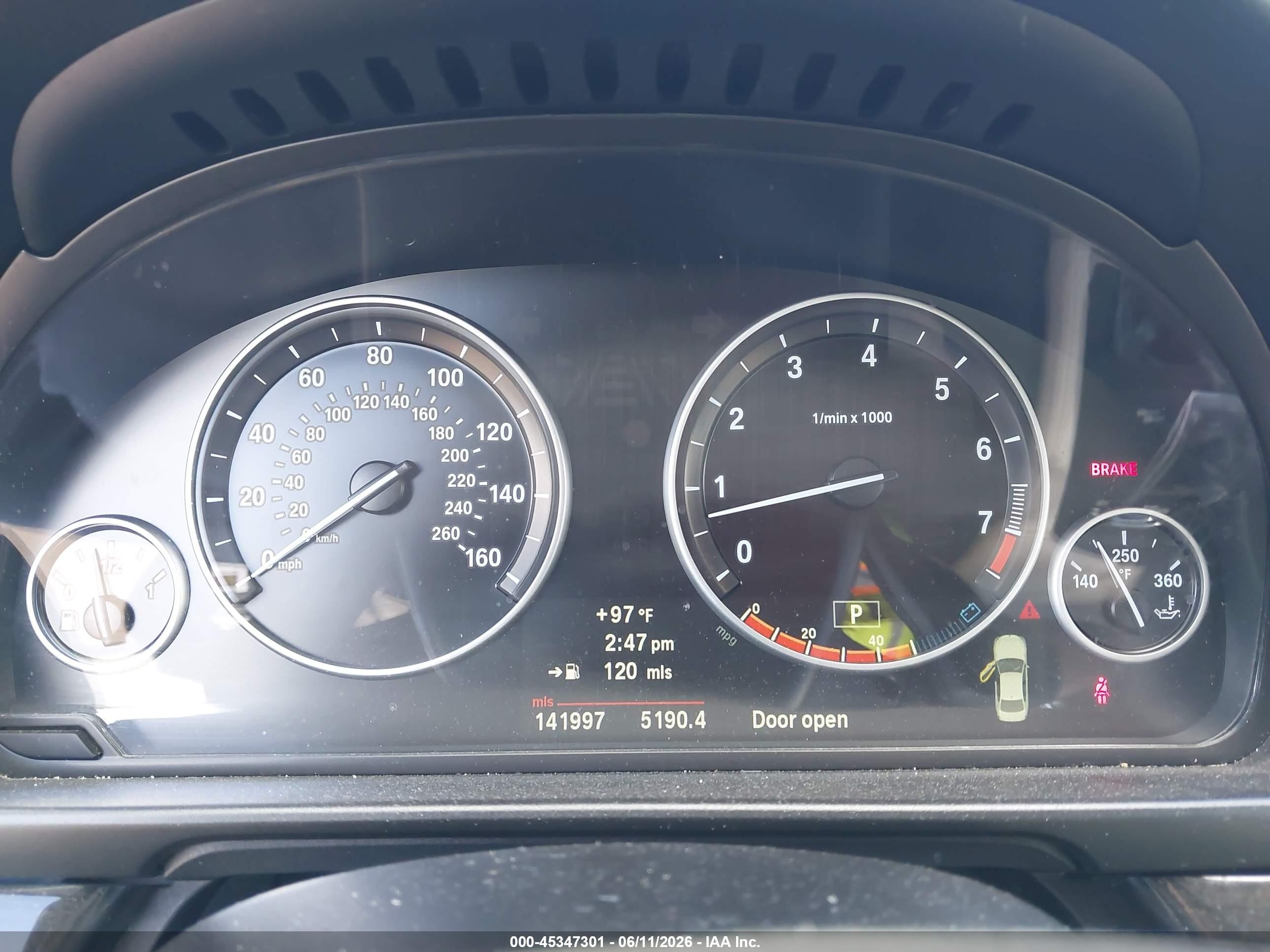 2011 Bmw 535i Xdrive Синий vin: WBAFU7C55BDU56440