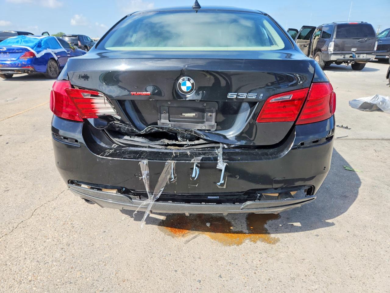 2012 Bmw 535 Xi Black vin: WBAFU7C55CDU61509