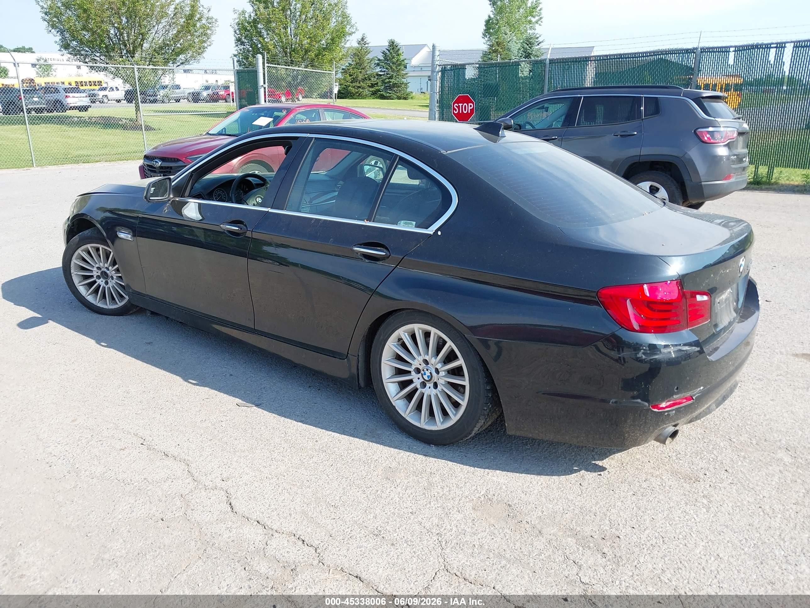 2012 Bmw 535i Xdrive Black vin: WBAFU7C55CDU62305