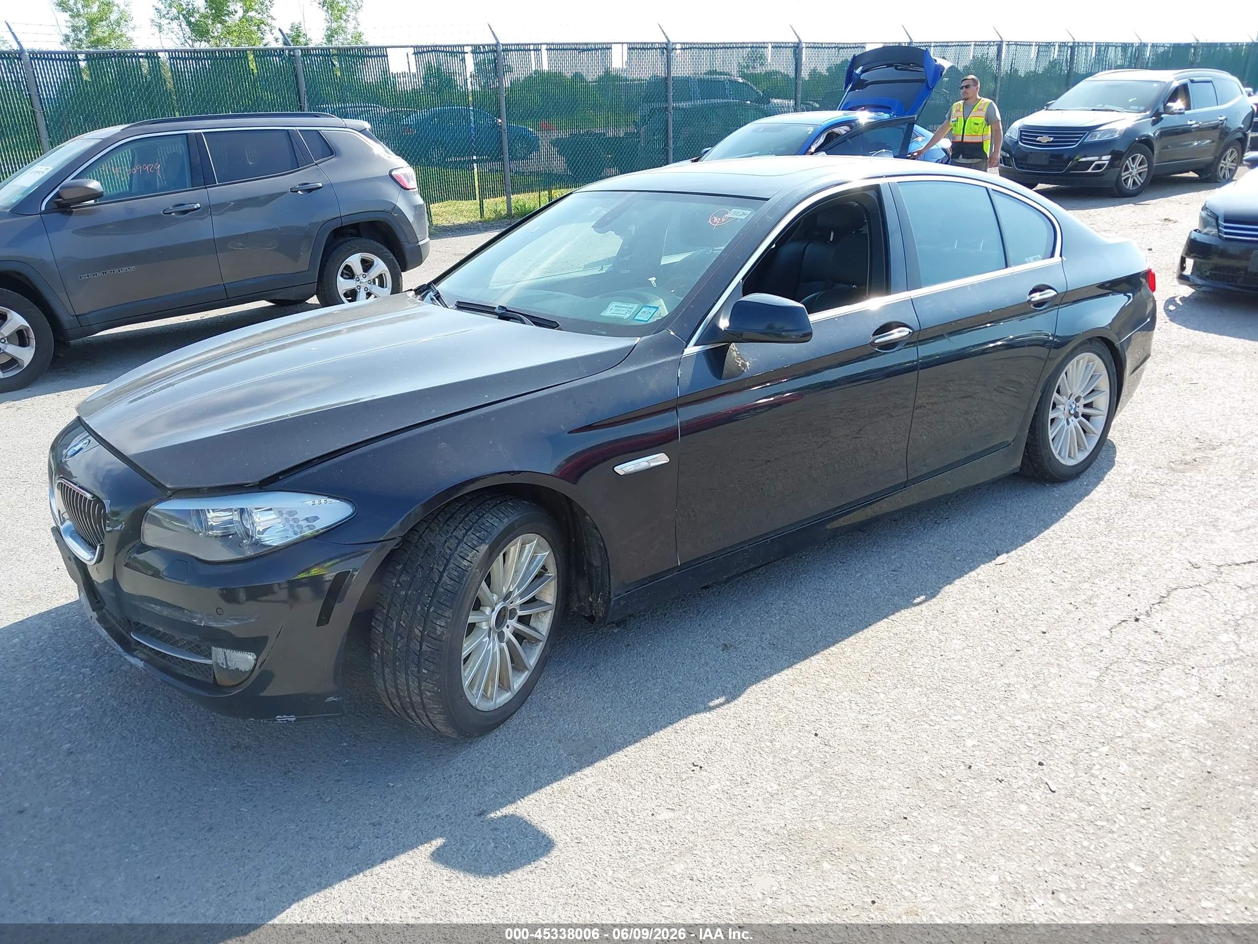 2012 Bmw 535i Xdrive Black vin: WBAFU7C55CDU62305