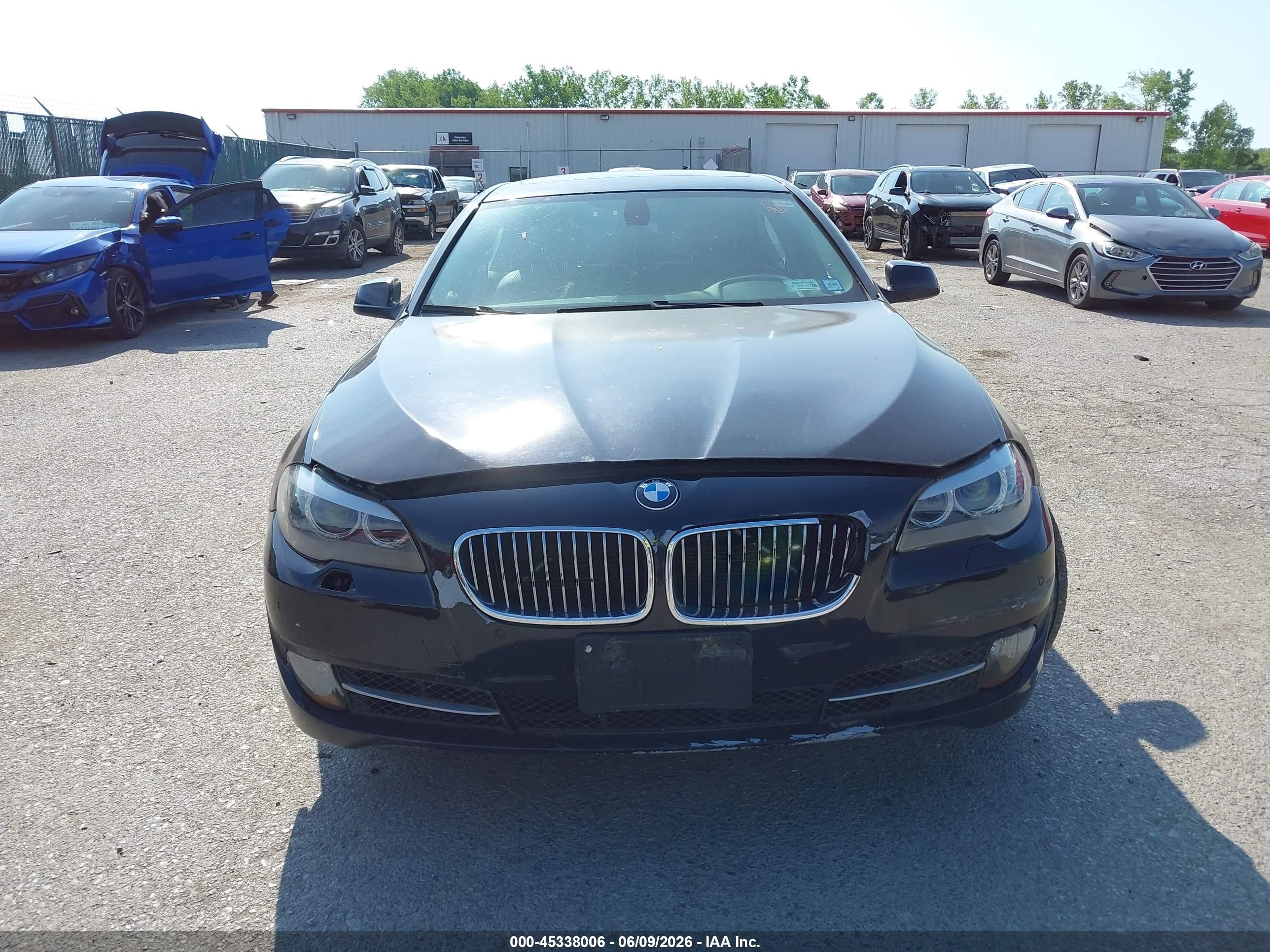 2012 Bmw 535i Xdrive Black vin: WBAFU7C55CDU62305