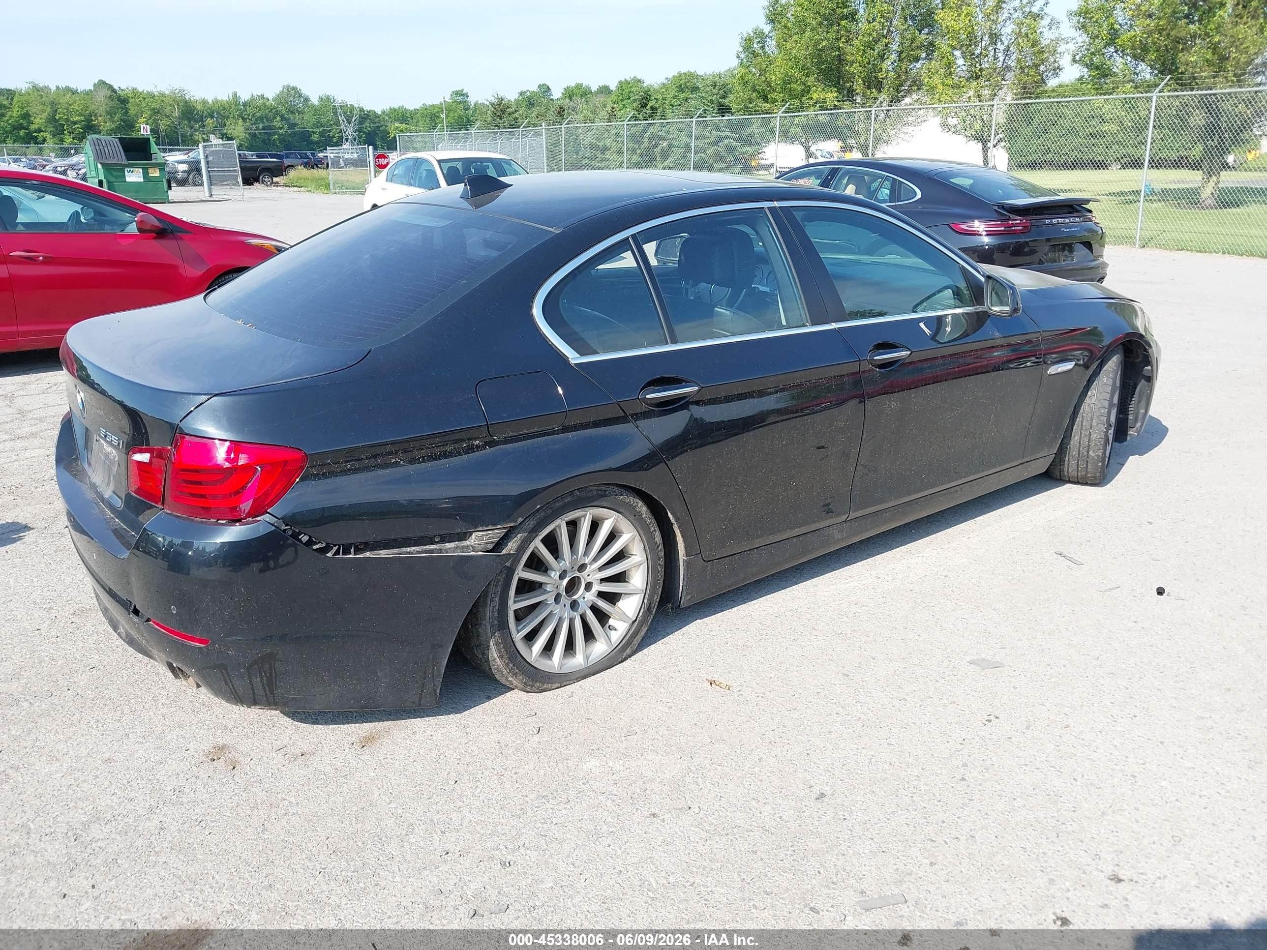 2012 Bmw 535i Xdrive Black vin: WBAFU7C55CDU62305