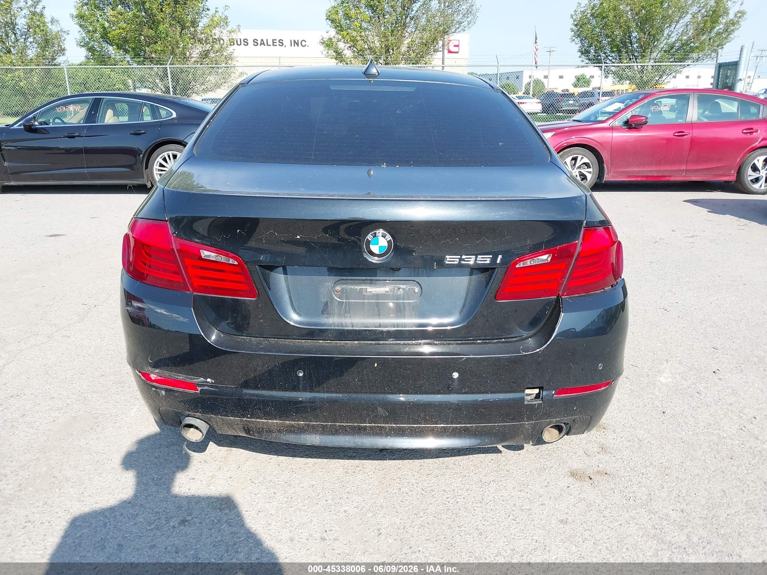 2012 Bmw 535i Xdrive Black vin: WBAFU7C55CDU62305