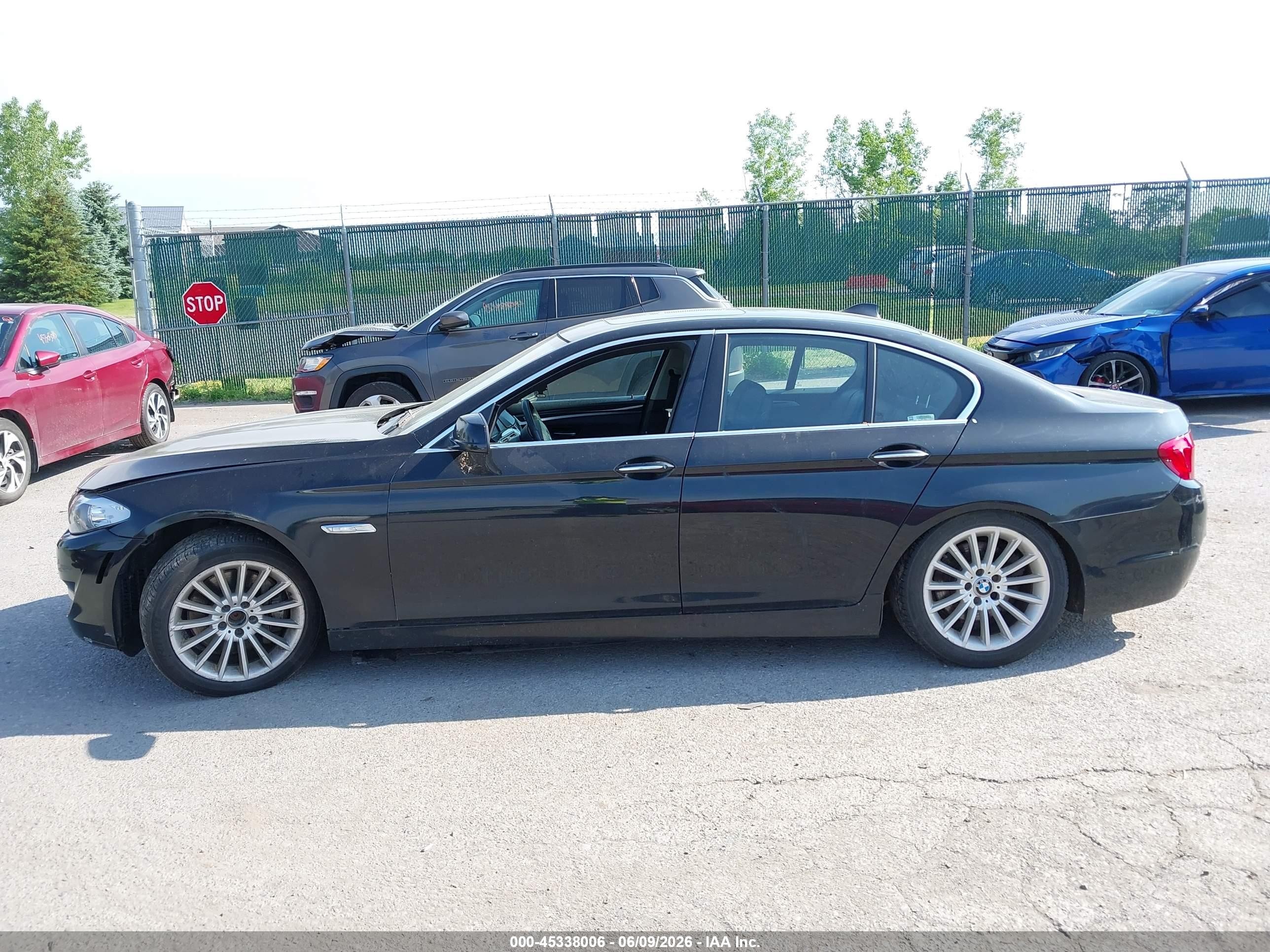 2012 Bmw 535i Xdrive Black vin: WBAFU7C55CDU62305