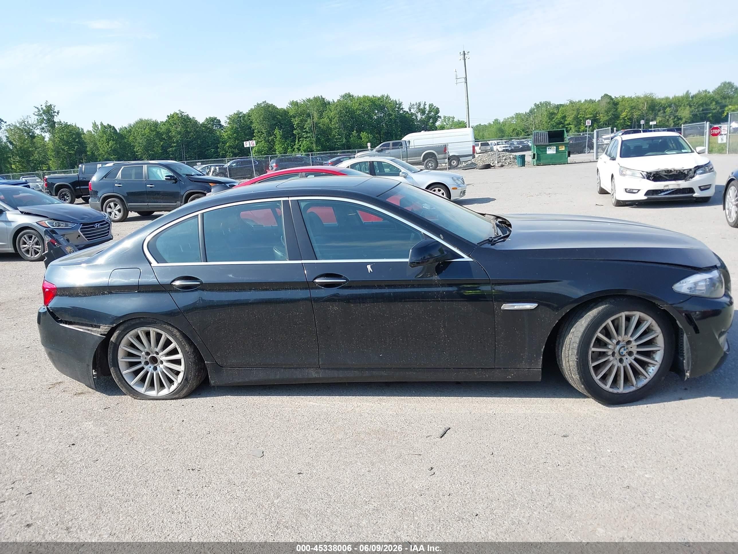 2012 Bmw 535i Xdrive Black vin: WBAFU7C55CDU62305