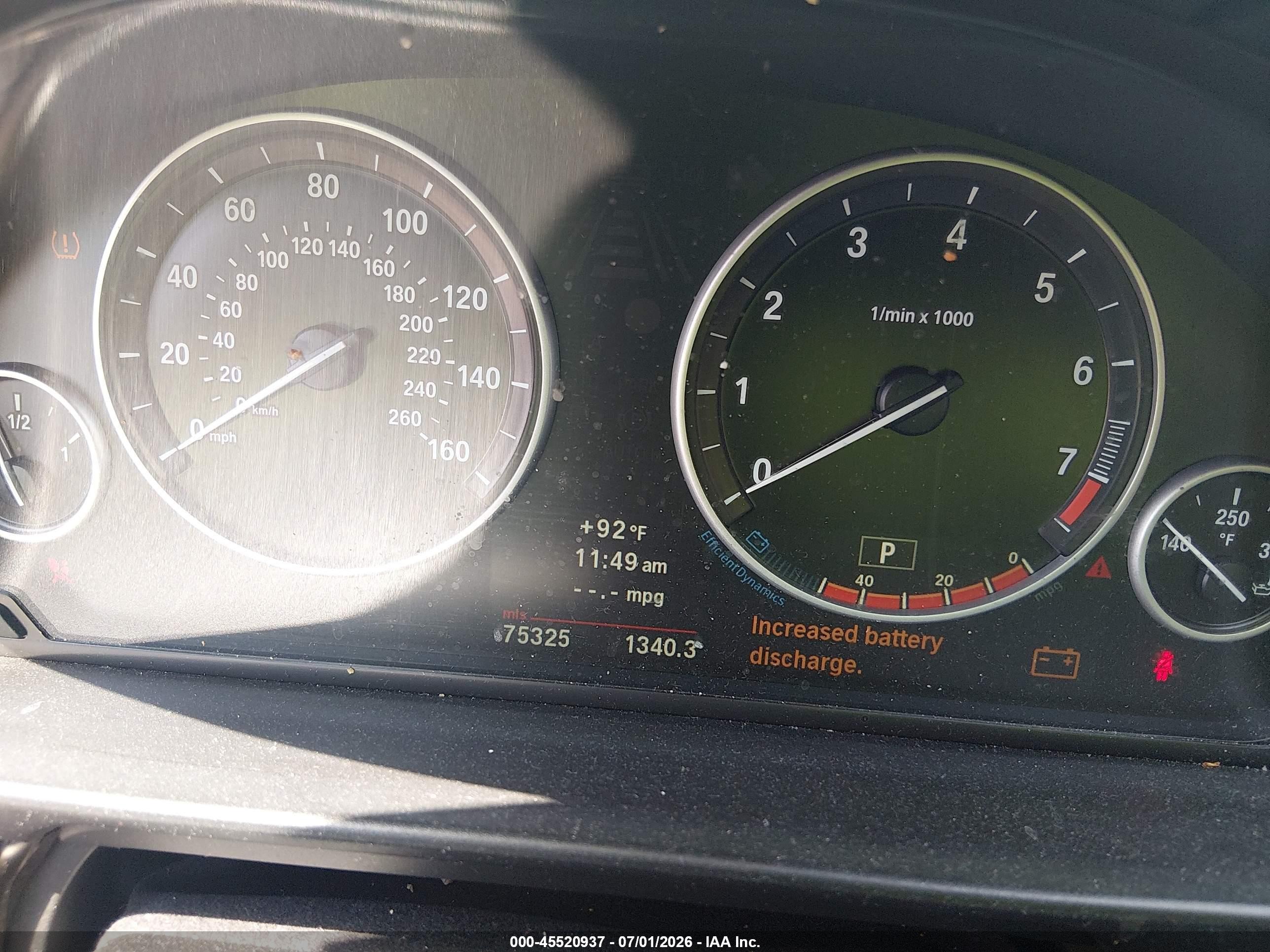 2012 Bmw 535i Xdrive Серый vin: WBAFU7C55CDU63079