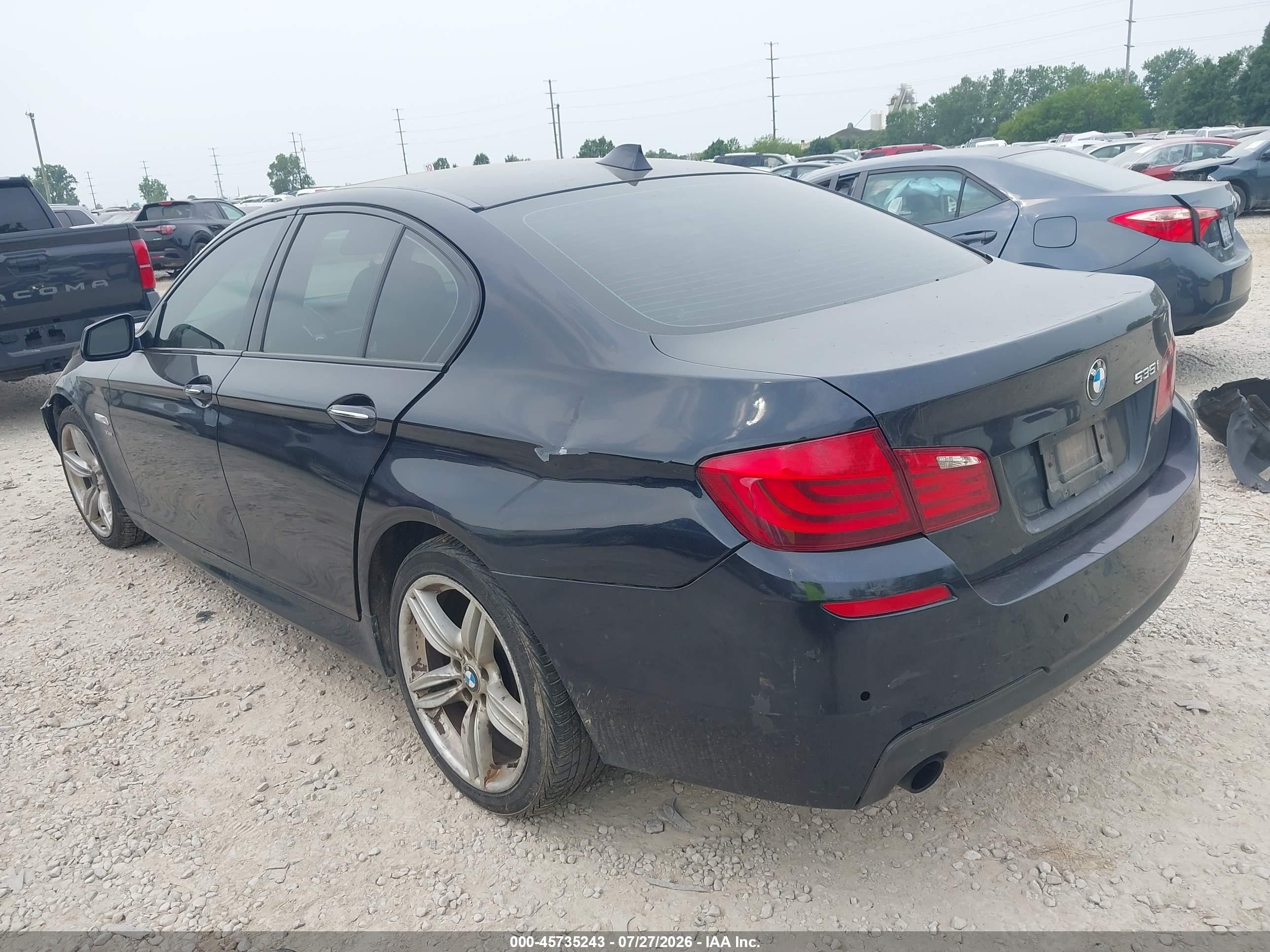2012 Bmw 535i Xdrive Black vin: WBAFU7C55CDU64796