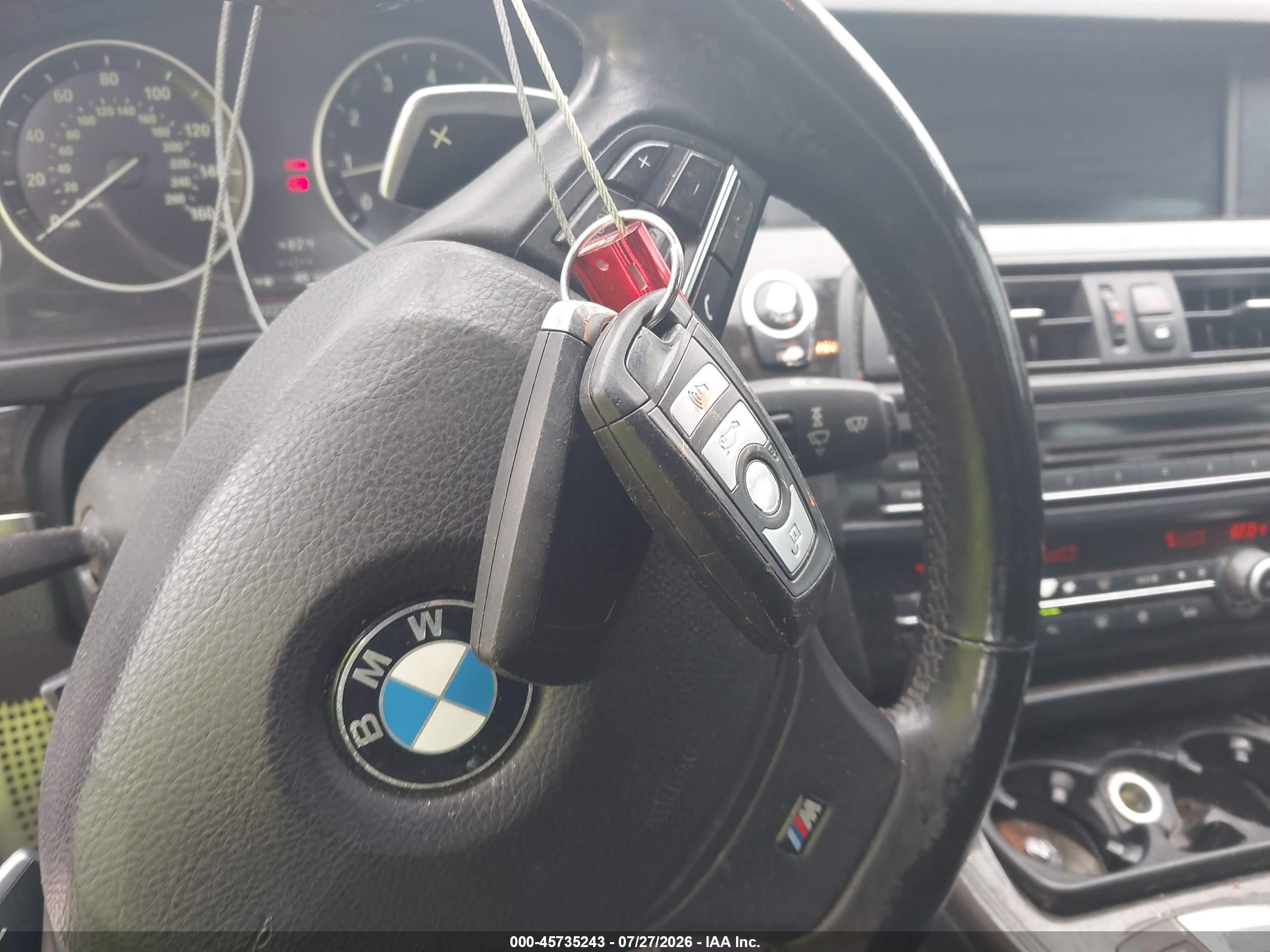 2012 Bmw 535i Xdrive Black vin: WBAFU7C55CDU64796
