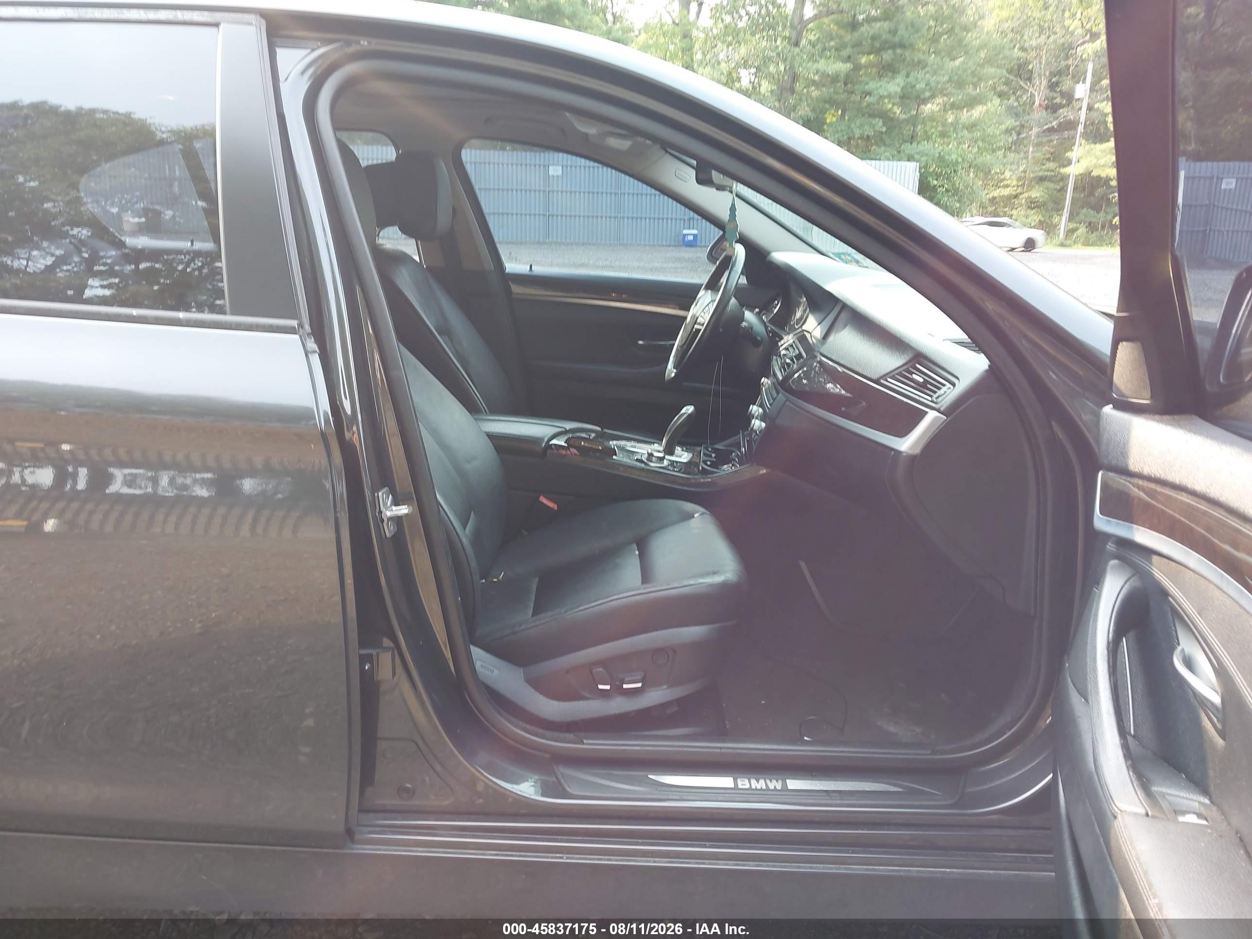 2012 Bmw 535i Xdrive Black vin: WBAFU7C55CDU65446