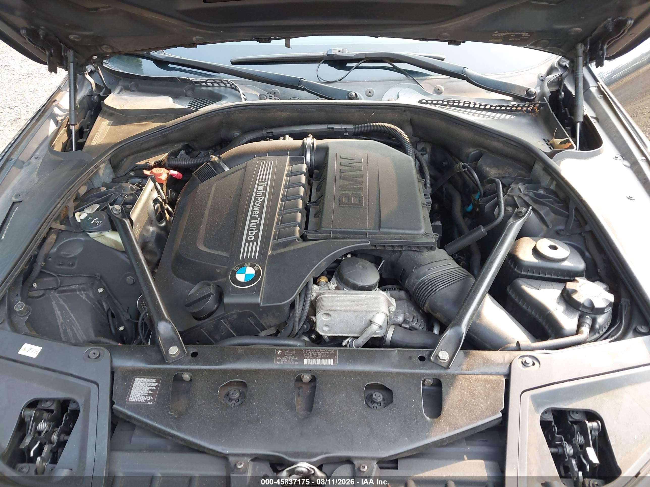 2012 Bmw 535i Xdrive Black vin: WBAFU7C55CDU65446
