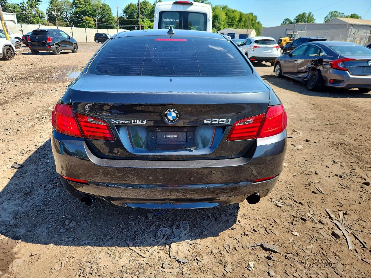 2013 Bmw 535 Xi Black vin: WBAFU7C55DDU66517
