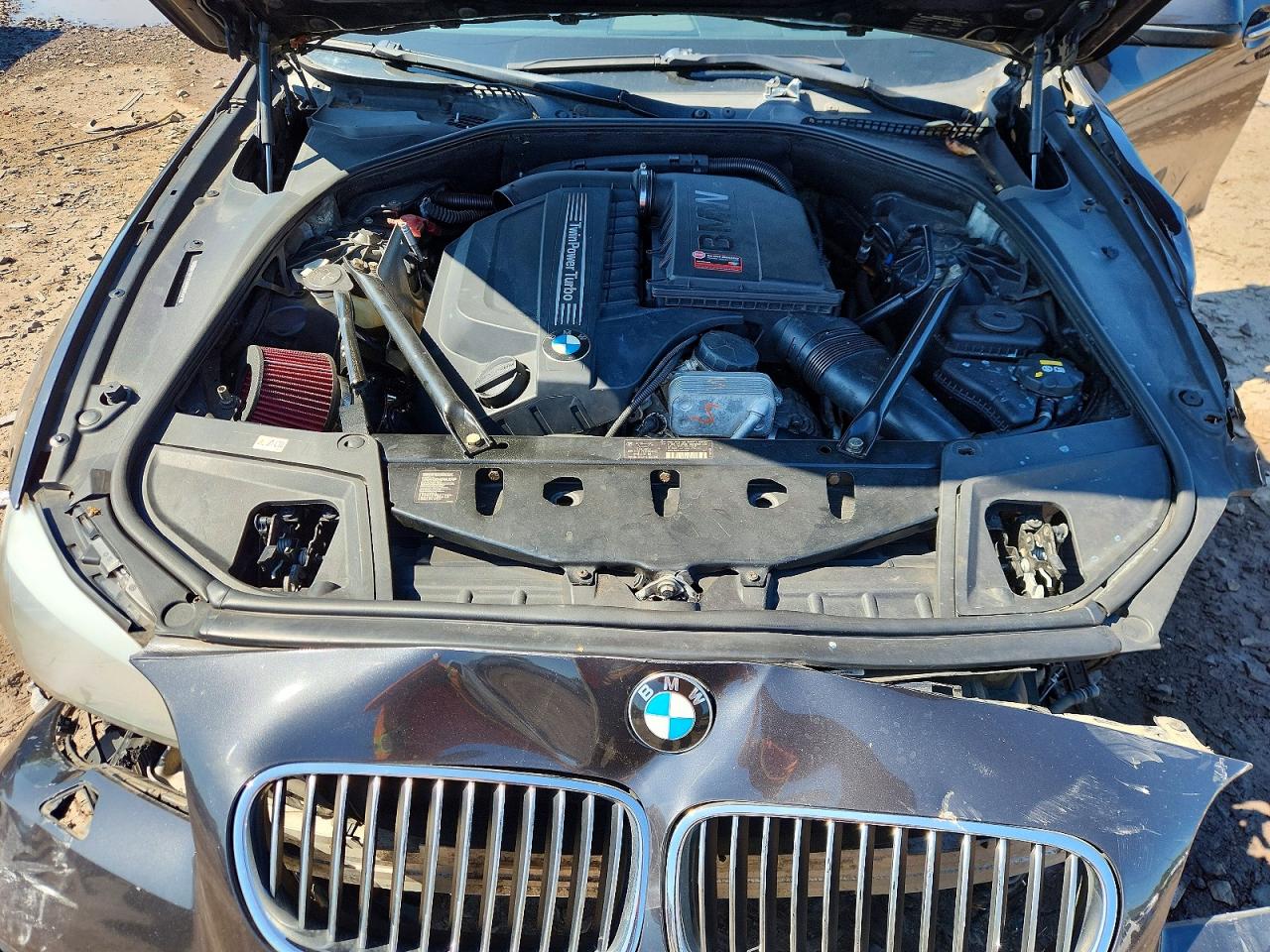 2013 Bmw 535 Xi Black vin: WBAFU7C55DDU66517