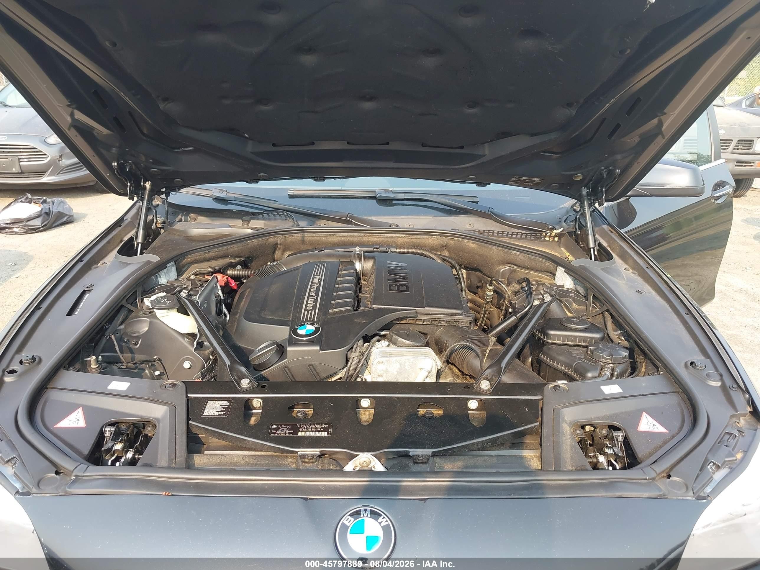 2013 Bmw 535 Xi Black vin: WBAFU7C55DDU71751