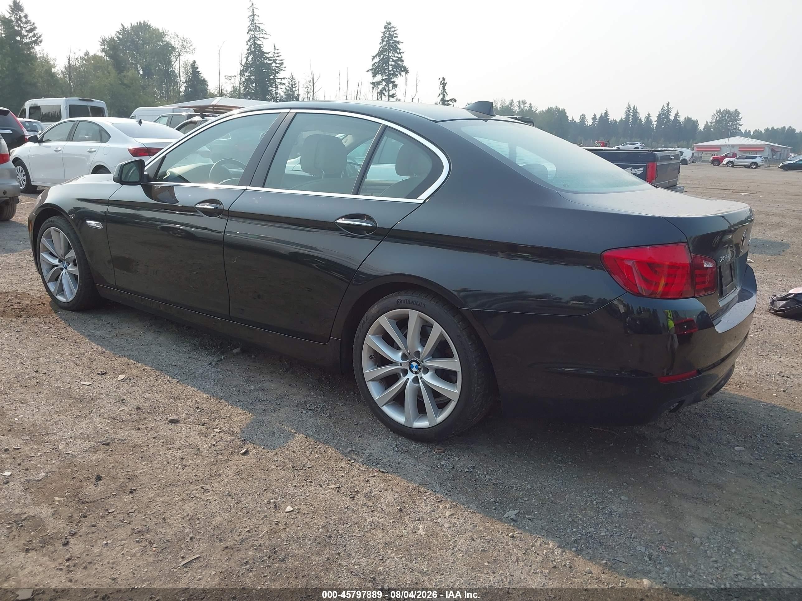 2013 Bmw 535 Xi Black vin: WBAFU7C55DDU71751