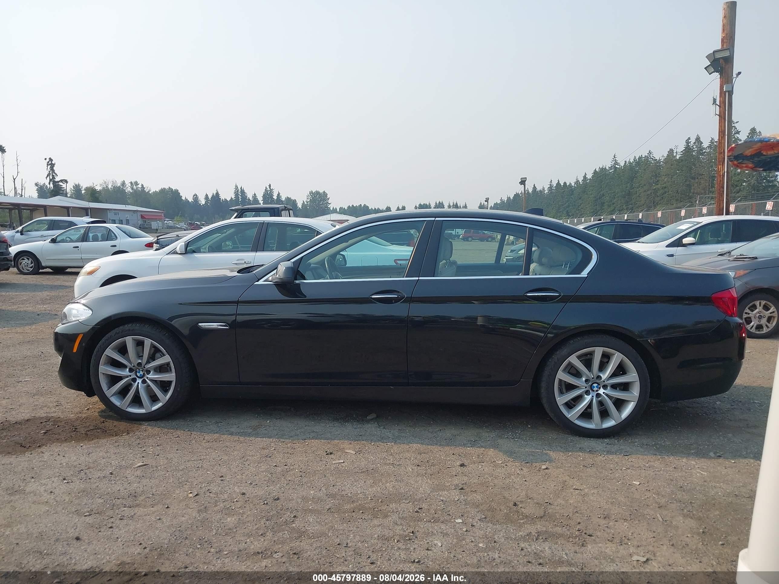 2013 Bmw 535 Xi Black vin: WBAFU7C55DDU71751