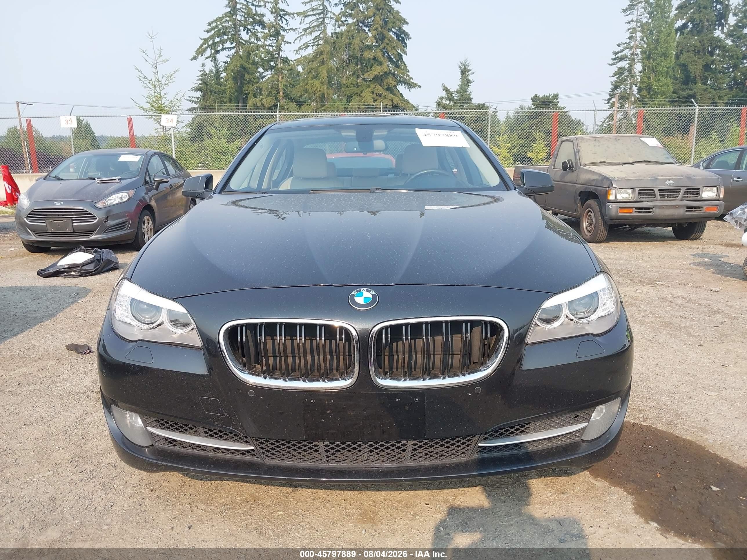 2013 Bmw 535 Xi Black vin: WBAFU7C55DDU71751