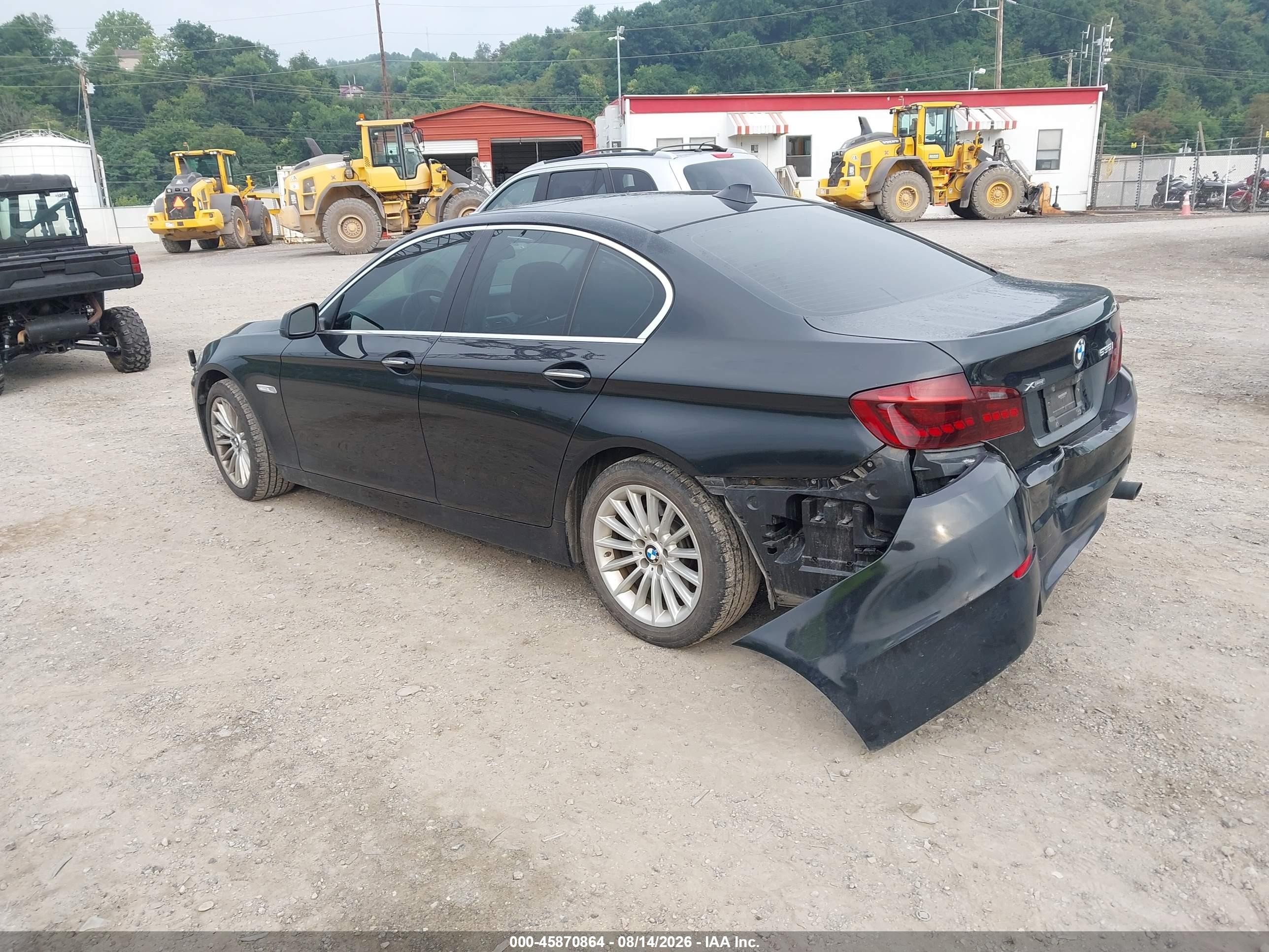 2013 Bmw 535i Xdrive Black vin: WBAFU7C55DDU72768