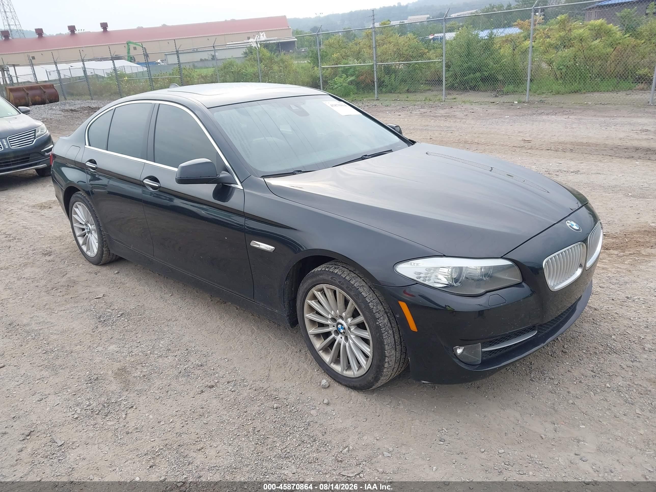 2013 Bmw 535i Xdrive Black vin: WBAFU7C55DDU72768