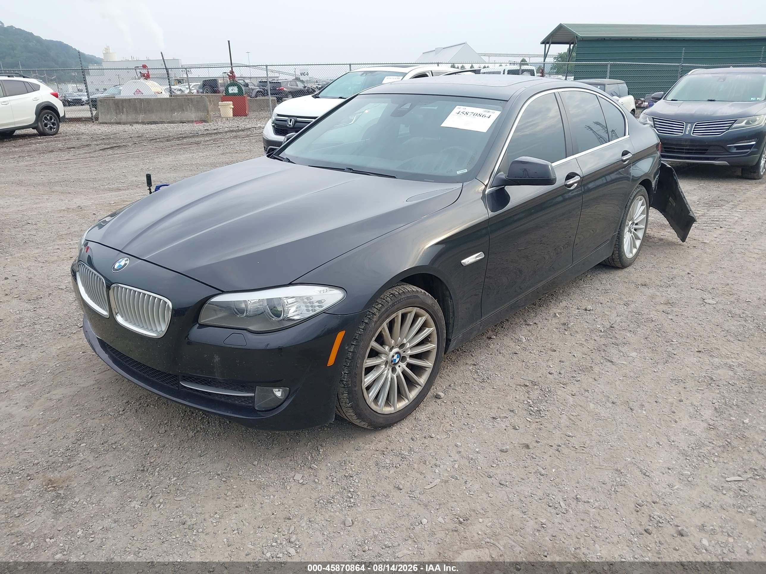 2013 Bmw 535i Xdrive Black vin: WBAFU7C55DDU72768