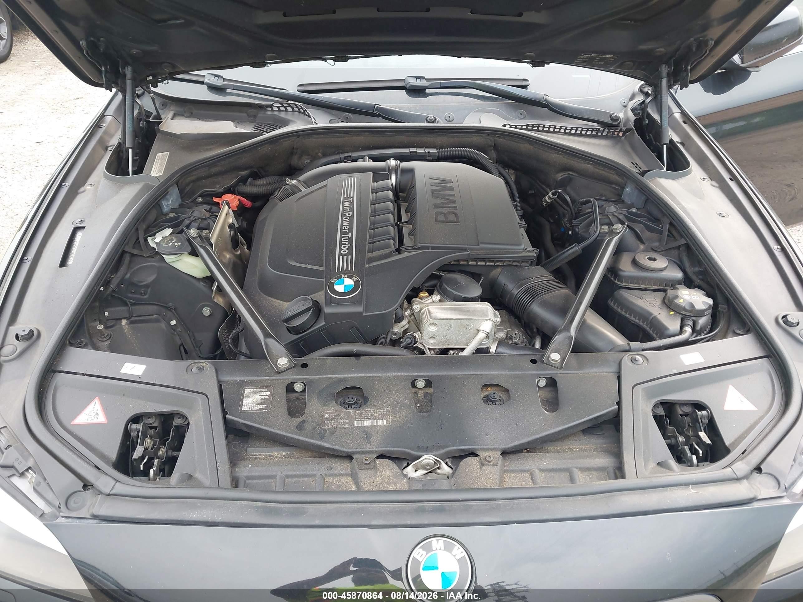 2013 Bmw 535i Xdrive Black vin: WBAFU7C55DDU72768