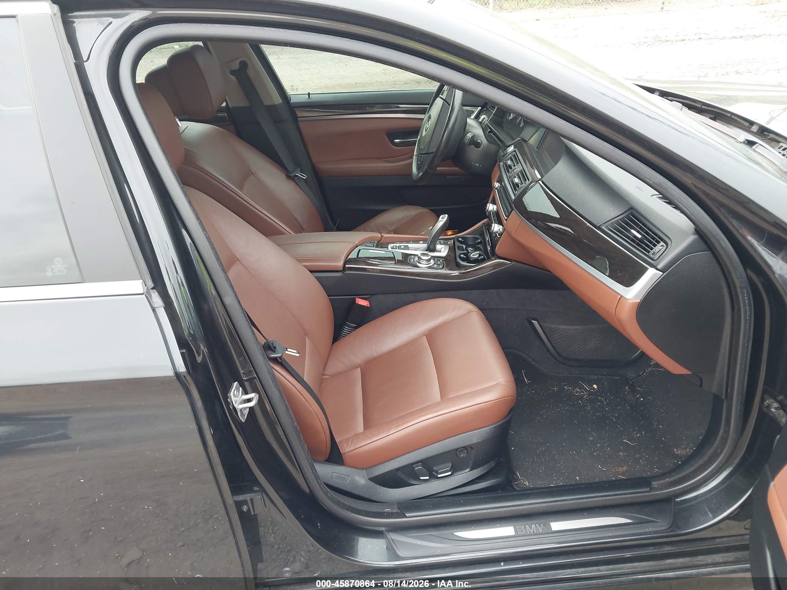 2013 Bmw 535i Xdrive Black vin: WBAFU7C55DDU72768