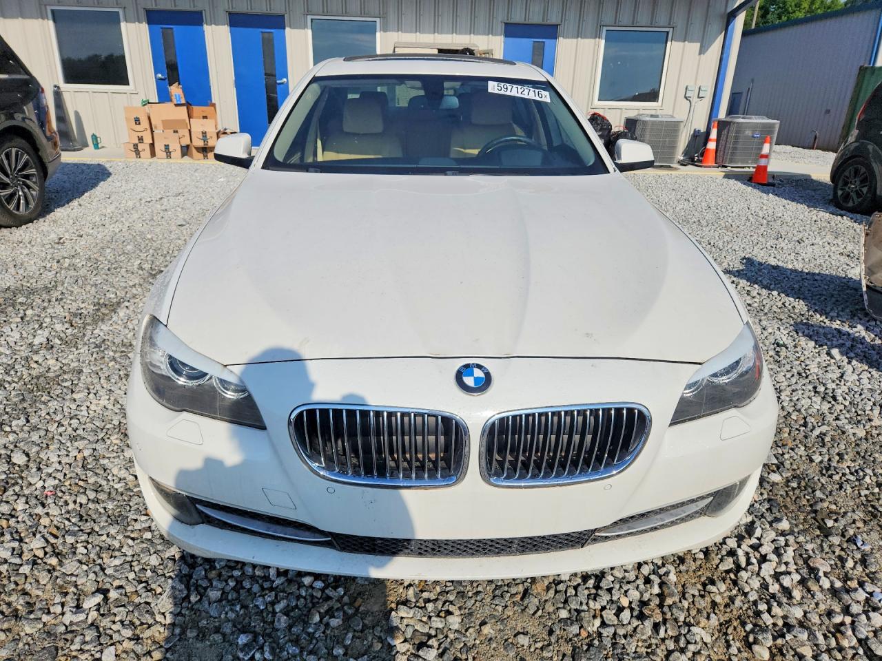 2013 Bmw 535 Xi White vin: WBAFU7C55DDU74813