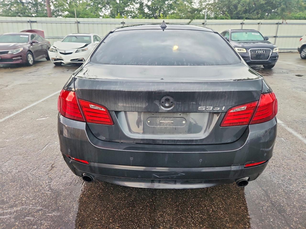 2011 Bmw 535 Xi Gray vin: WBAFU7C56BC781782