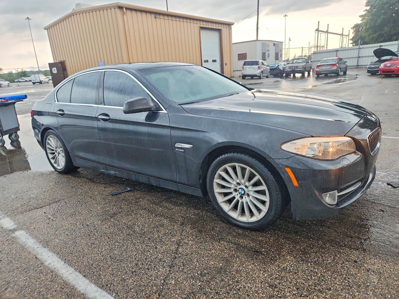 2011 Bmw 535 Xi Gray vin: WBAFU7C56BC781782