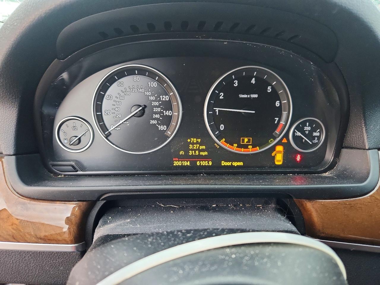 2011 Bmw 535 Xi Gray vin: WBAFU7C56BC781782