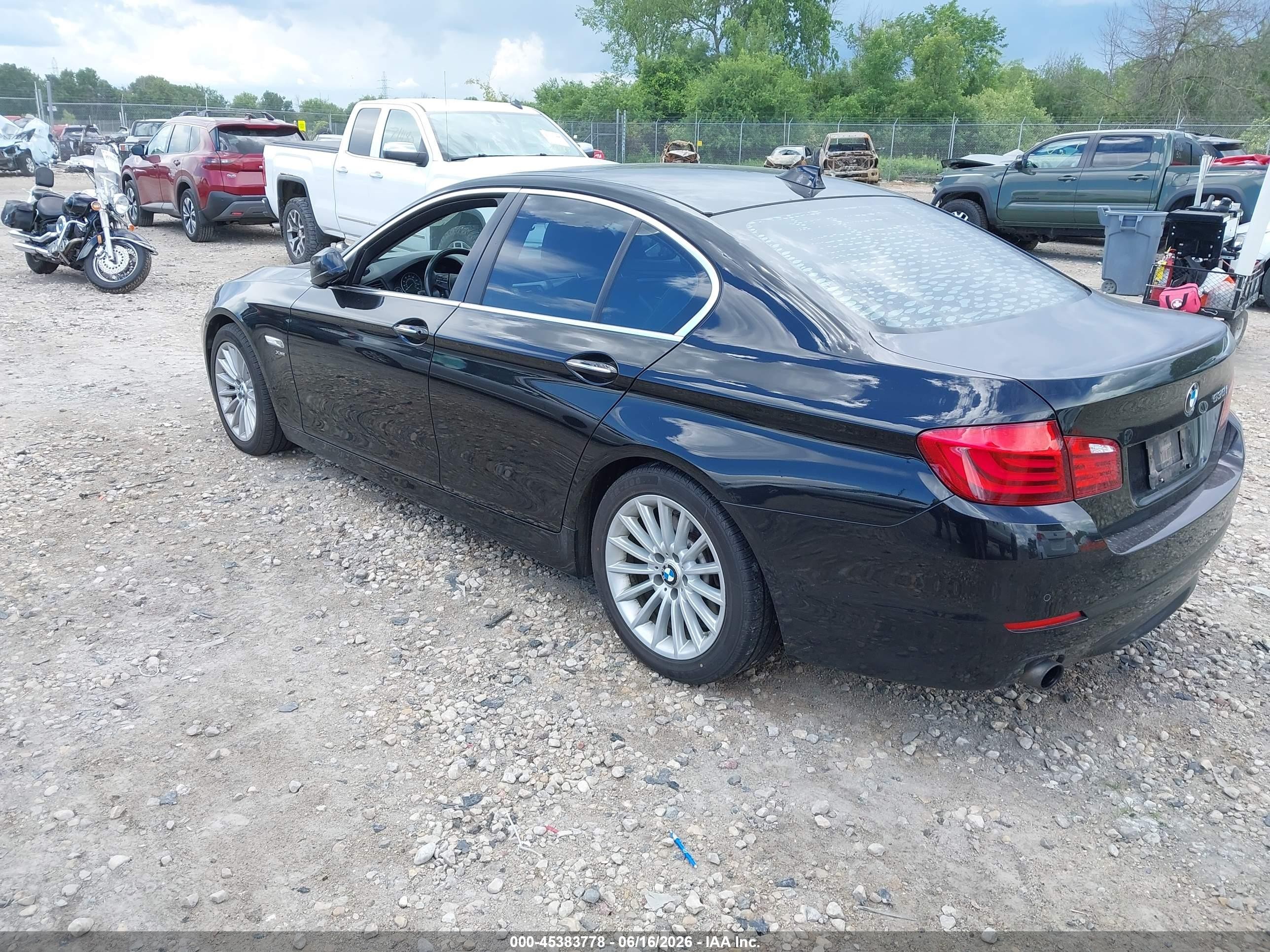 2012 Bmw 535i Xdrive Black vin: WBAFU7C56CDU57923
