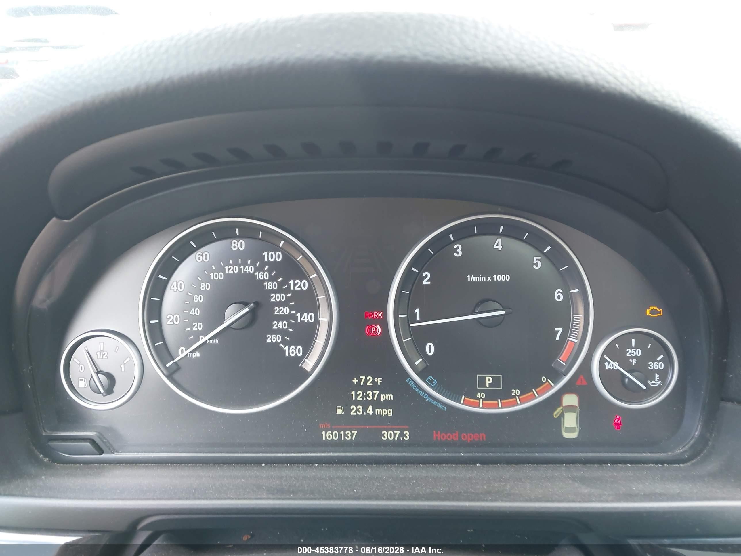 2012 Bmw 535i Xdrive Black vin: WBAFU7C56CDU57923