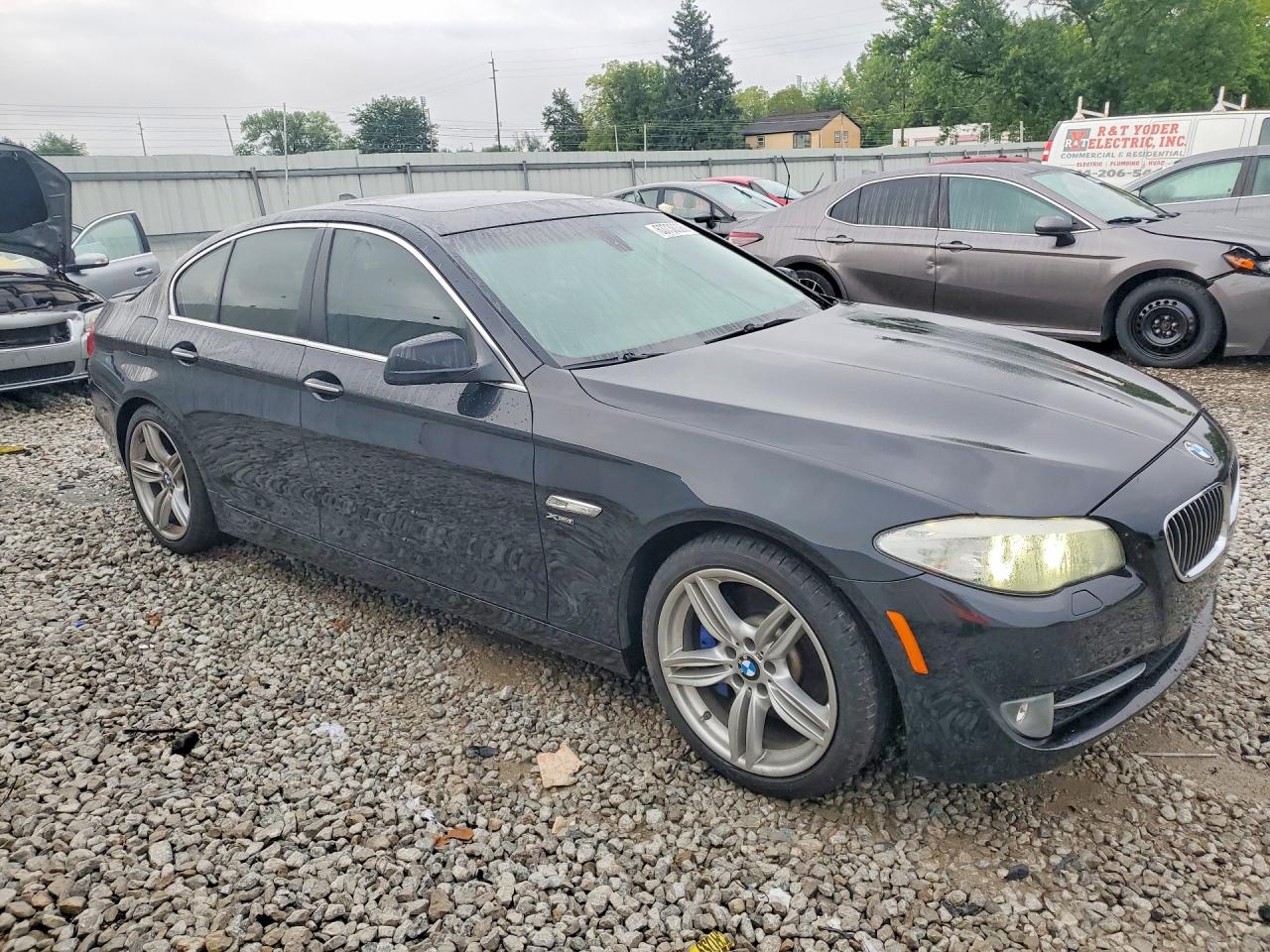 2012 Bmw 535 Xi Black vin: WBAFU7C56CDU58862