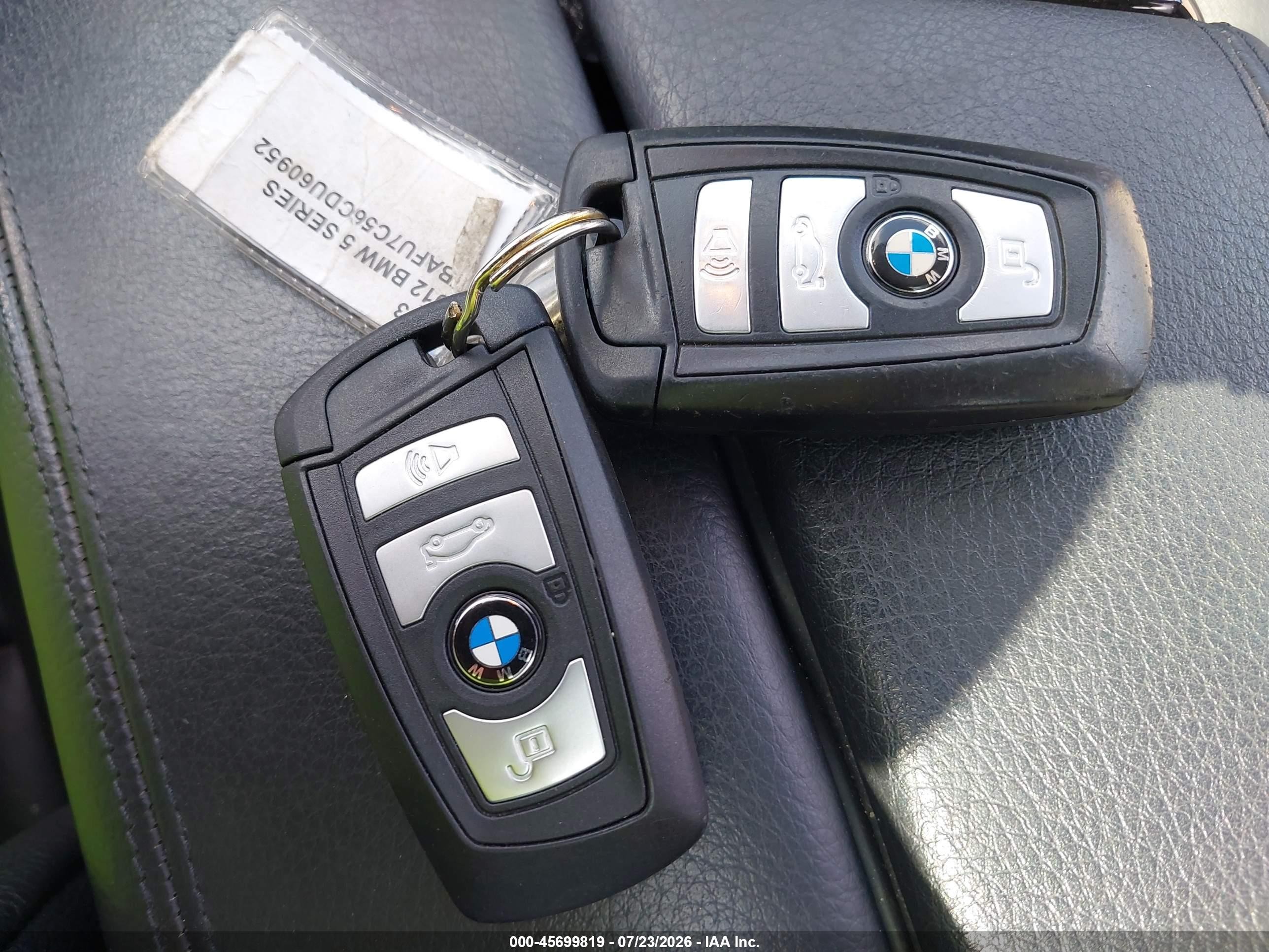 2012 Bmw 535i Xdrive Gray vin: WBAFU7C56CDU60952