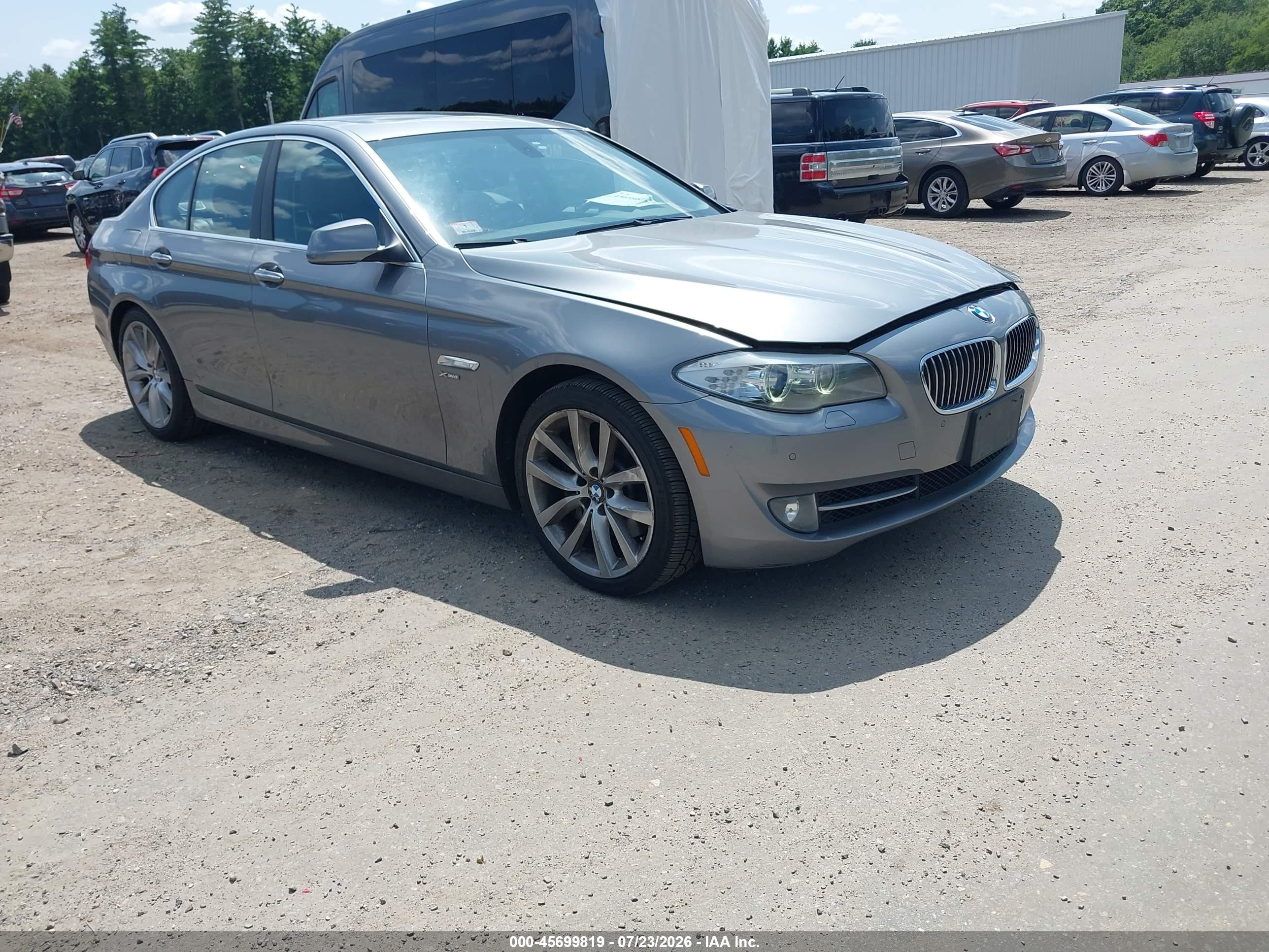 2012 Bmw 535i Xdrive Gray vin: WBAFU7C56CDU60952
