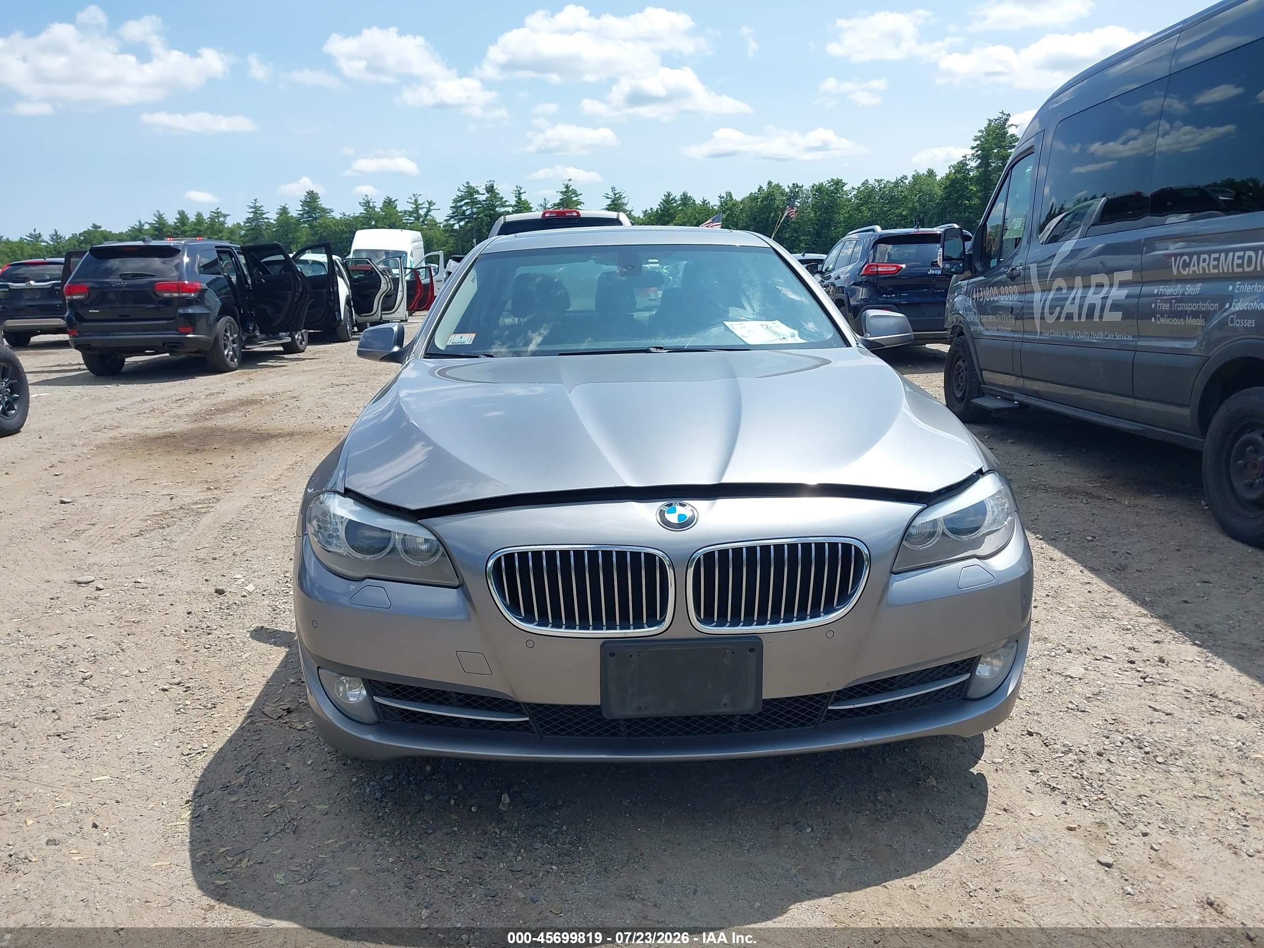 2012 Bmw 535i Xdrive Gray vin: WBAFU7C56CDU60952