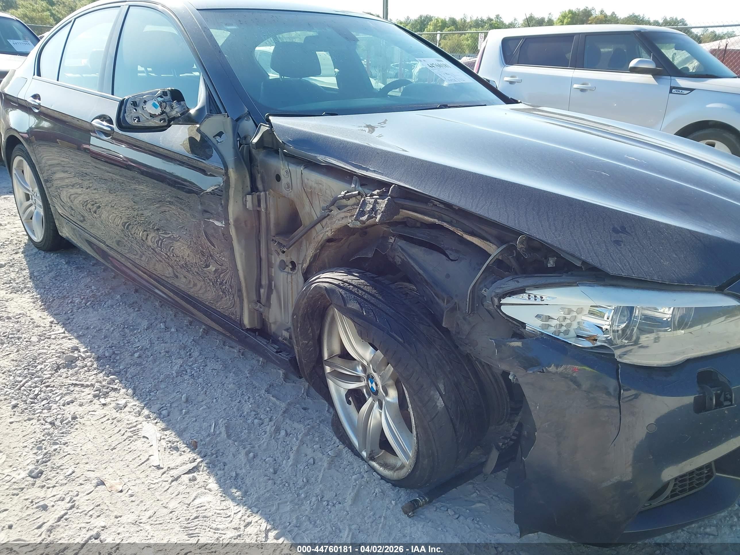 2012 Bmw 535i Xdrive Black vin: WBAFU7C56CDU65164
