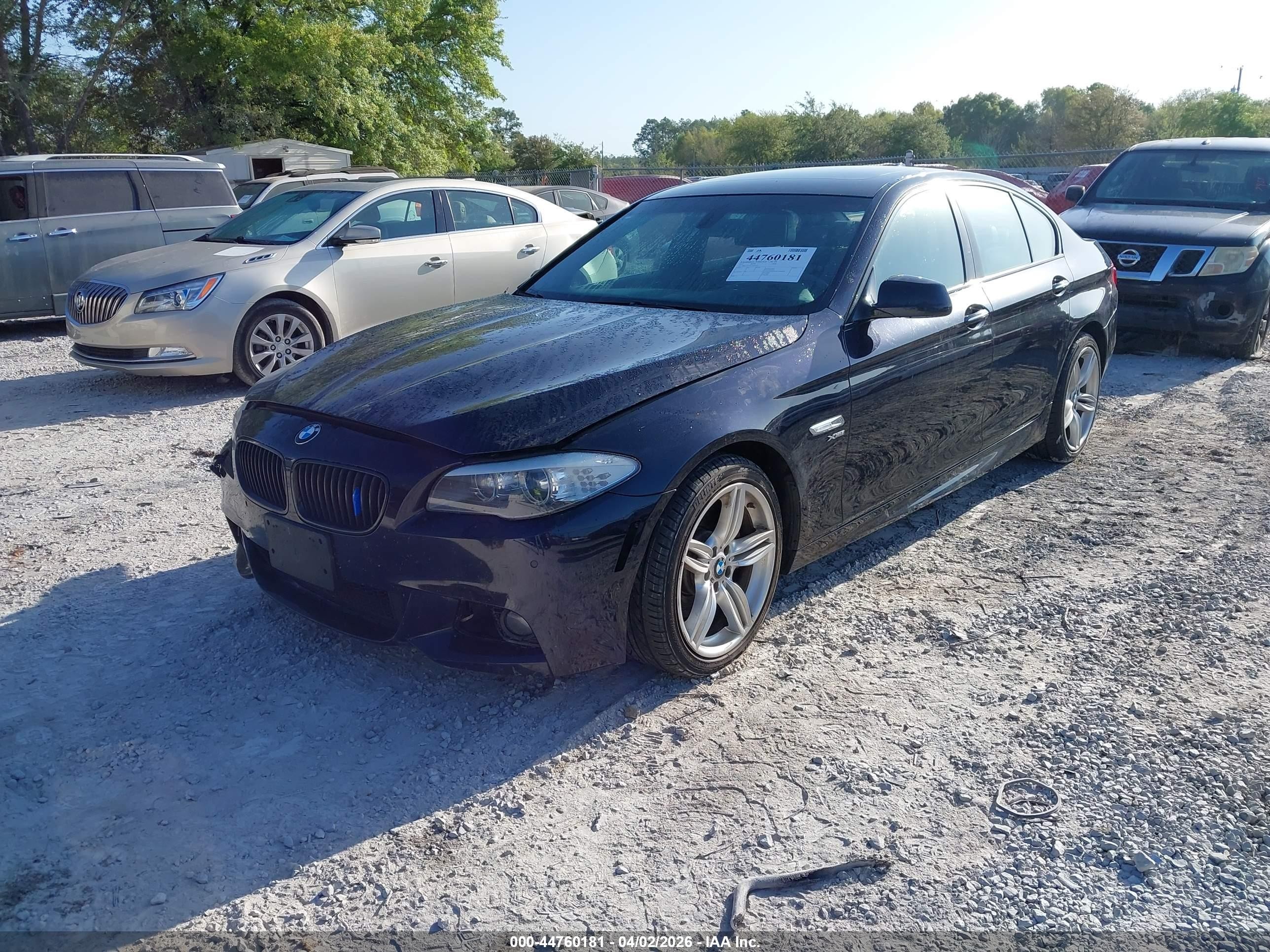 2012 Bmw 535i Xdrive Black vin: WBAFU7C56CDU65164
