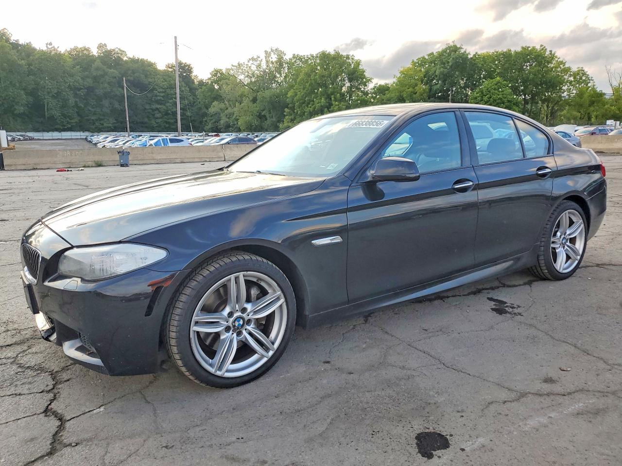 2013 Bmw 535 Xi Черный vin: WBAFU7C56DDU68468