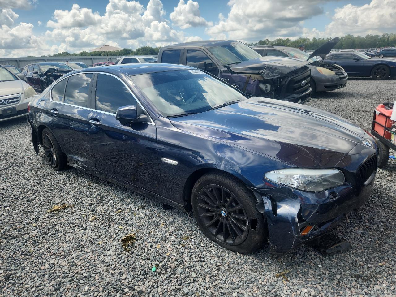 2013 Bmw 535 Xi Blue vin: WBAFU7C56DDU72715